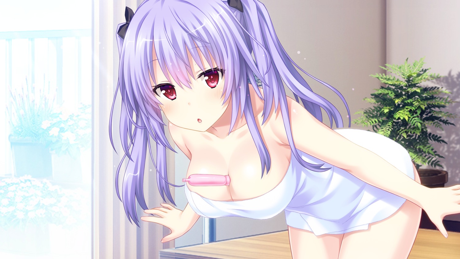 game_cg nekonyan prekano tonari_ni_kanojo_no_iru_shiawase_~summer_surprise~ towel uryuu_koume