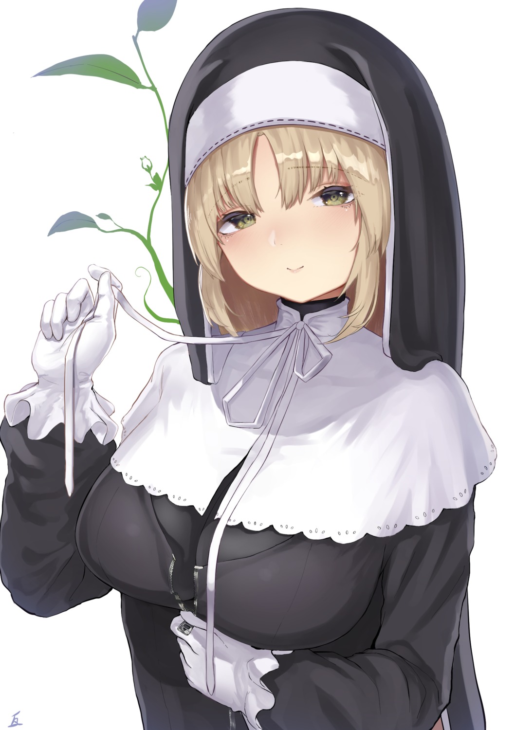 kawaraya_koh nijisanji nijisanji_seeds nun sister_cleaire undressing