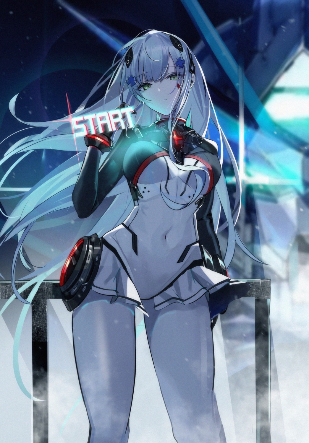 bodysuit changpan_hutao girls_frontline hk416_(girls_frontline)