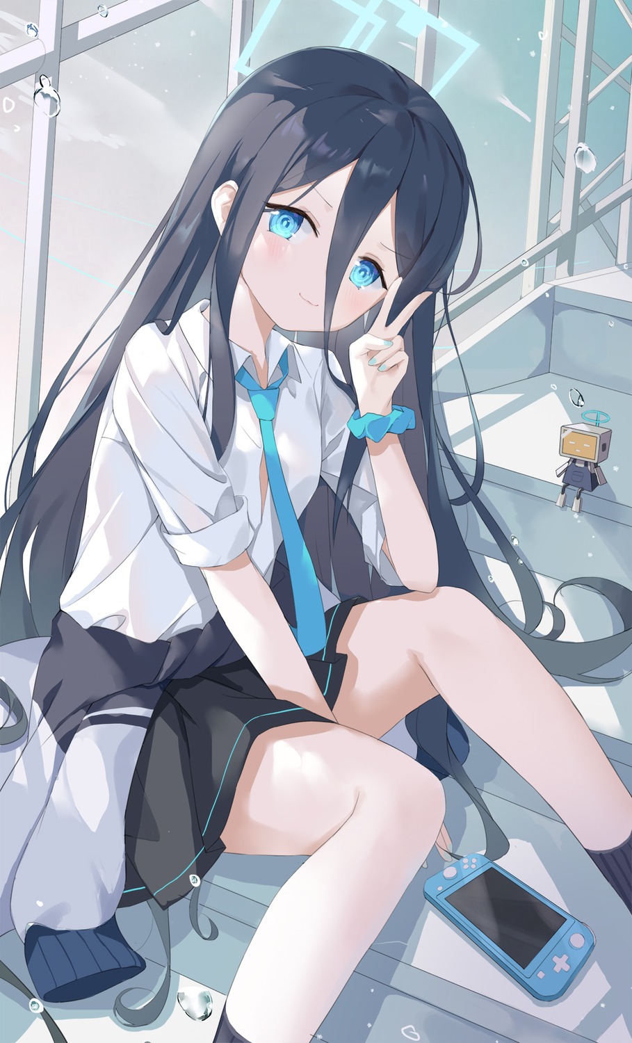 blue_archive halo seifuku serika tendou_arisu