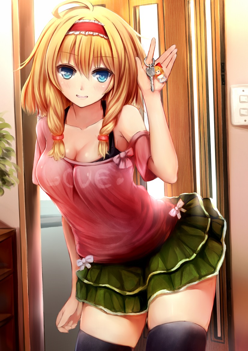 alice_margatroid cleavage kero_(tomoki-tiger) thighhighs touhou