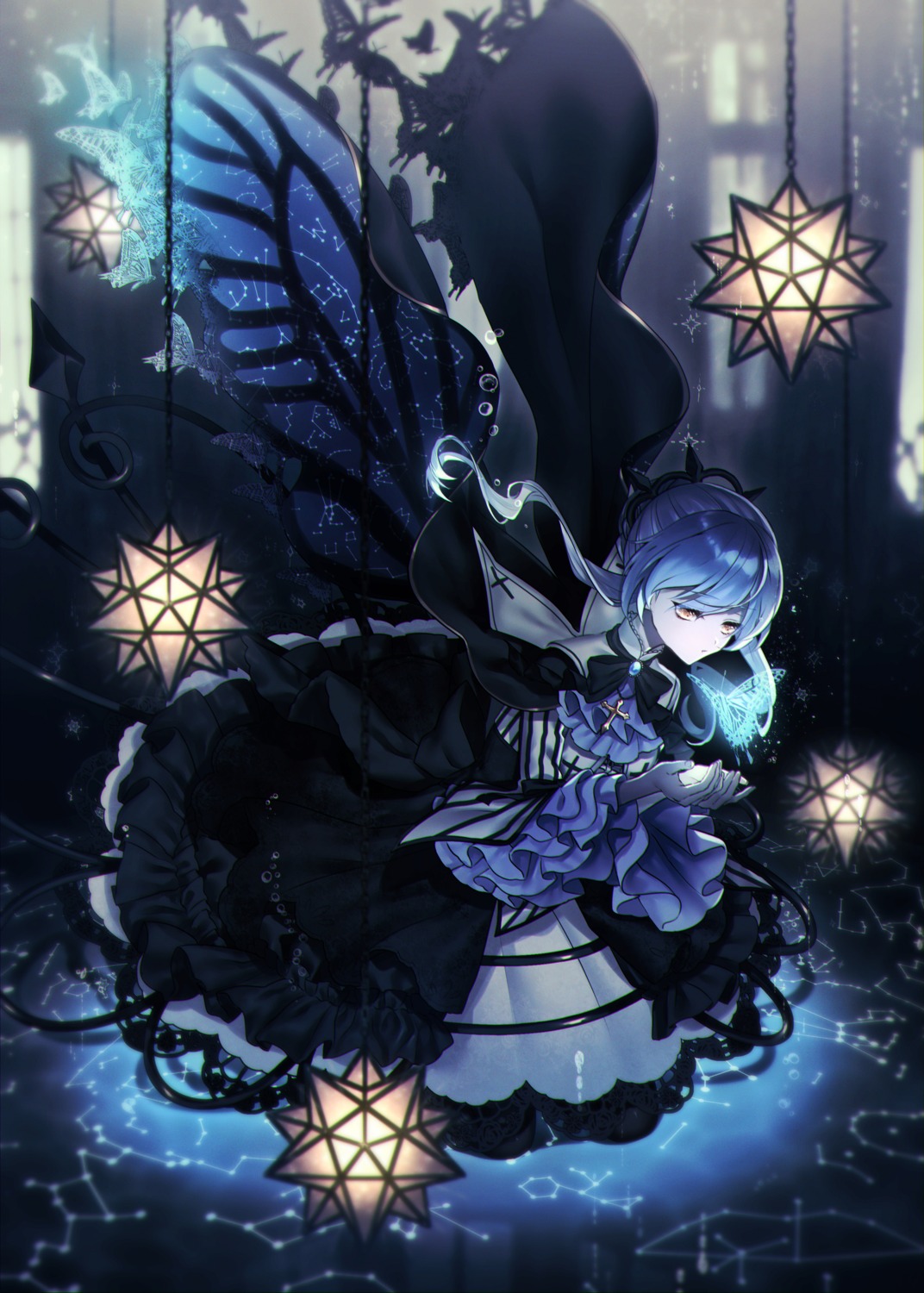 dress gothic_lolita lolita_fashion moe_(hamhamham) wings