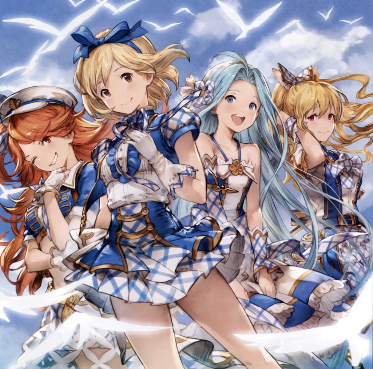 djeeta_(granblue_fantasy) granblue_fantasy lyria_(granblue_fantasy) mary_(granblue_fantasy) minaba_hideo vila_(granblue_fantasy)