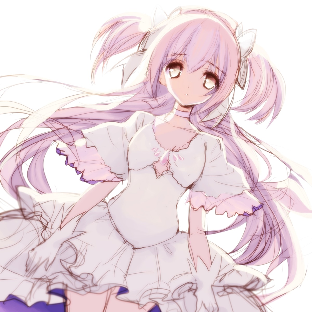 dress kaname_madoka misteor puella_magi_madoka_magica sketch ultimate_madoka