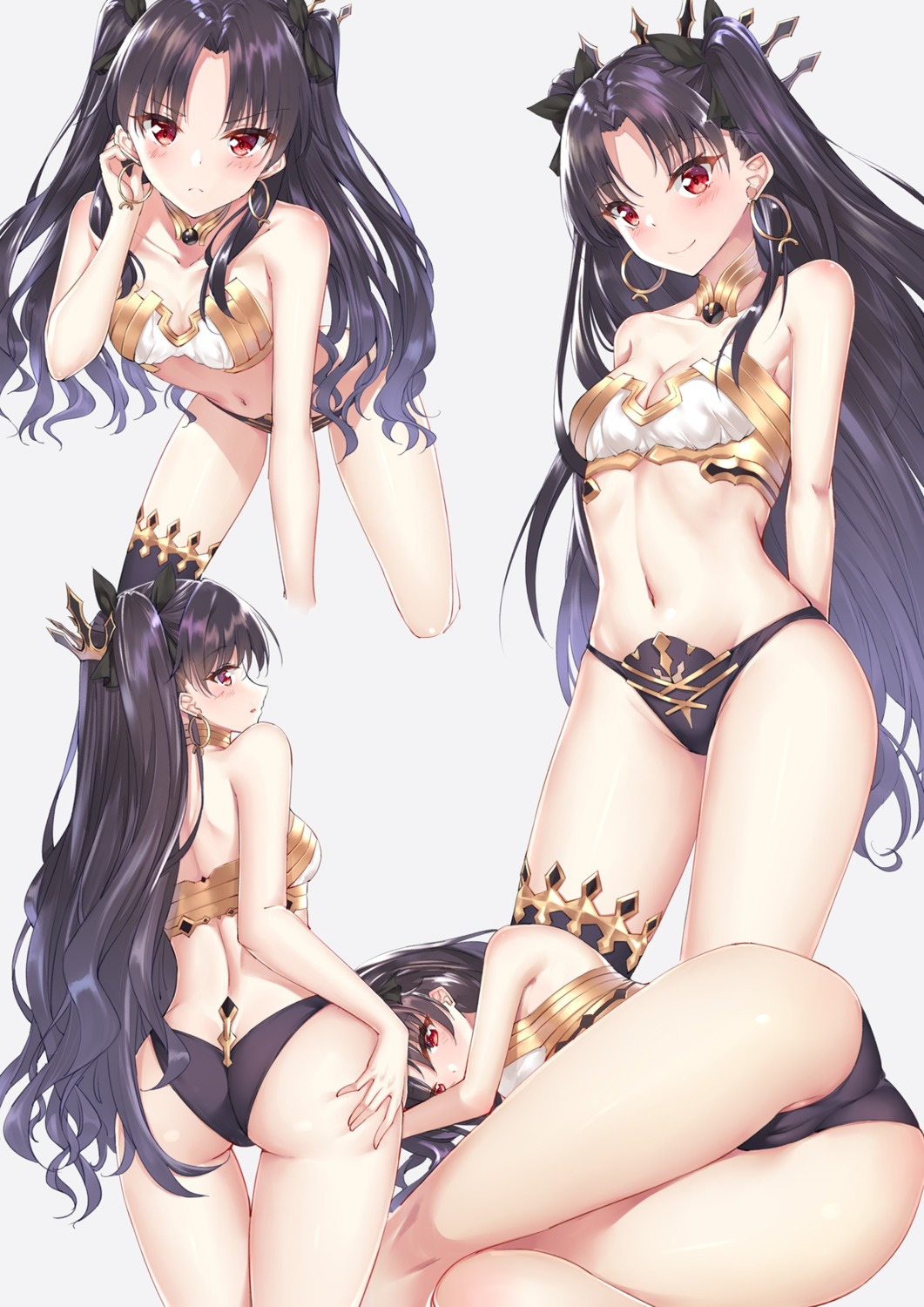 ass bikini_armor cameltoe cleavage fate/grand_order ishtar_(fate/grand_order) rong_yi_tan thighhighs