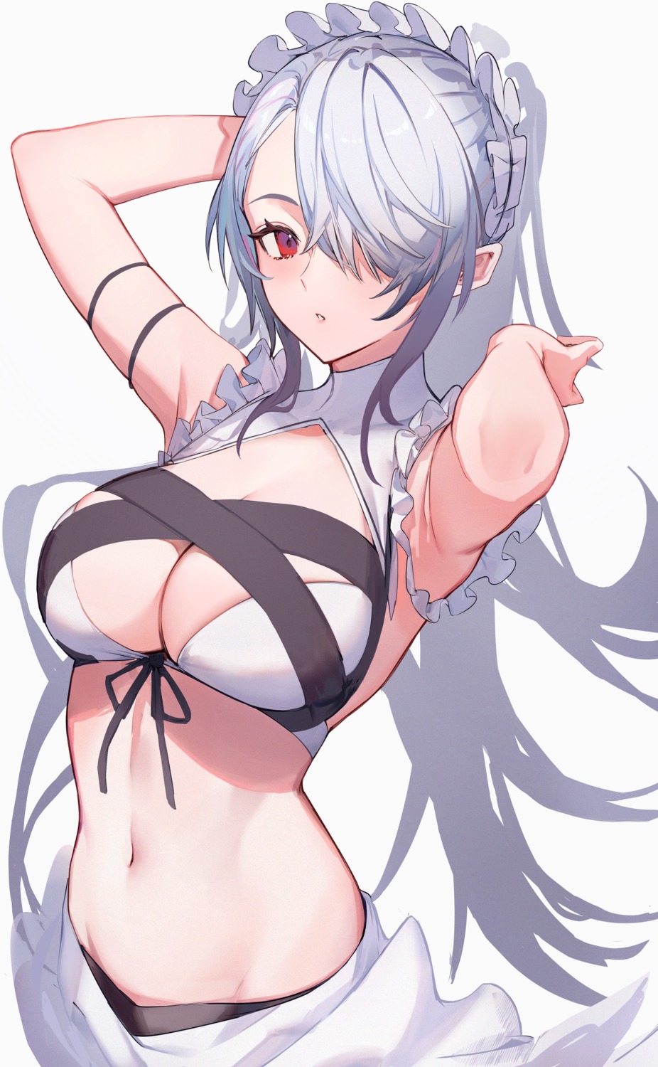 @shuntarou bikini maid swimsuits