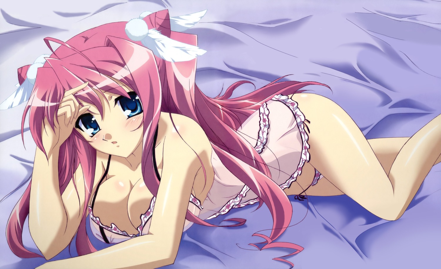 cleavage detexted hiratsuka_tomoya koihime_musou lingerie pantsu ryuubi