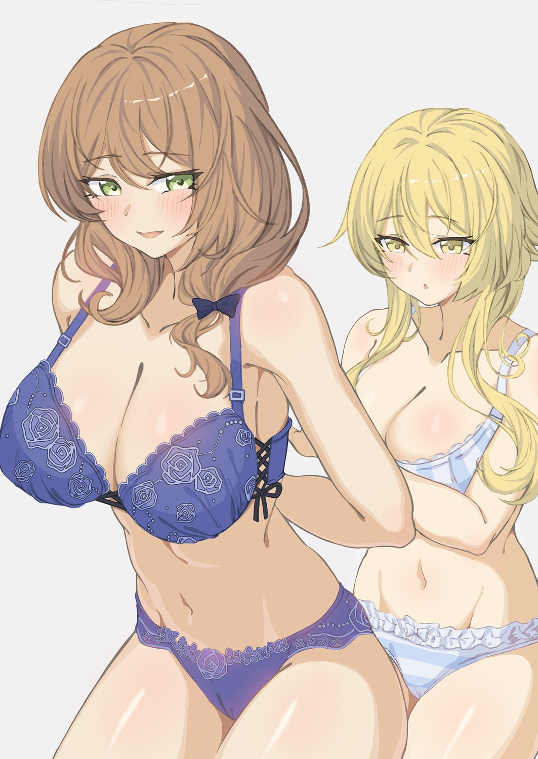 bra cameltoe cleavage genshin_impact lisa_(genshin_impact) lumine o-los pantsu shimapan