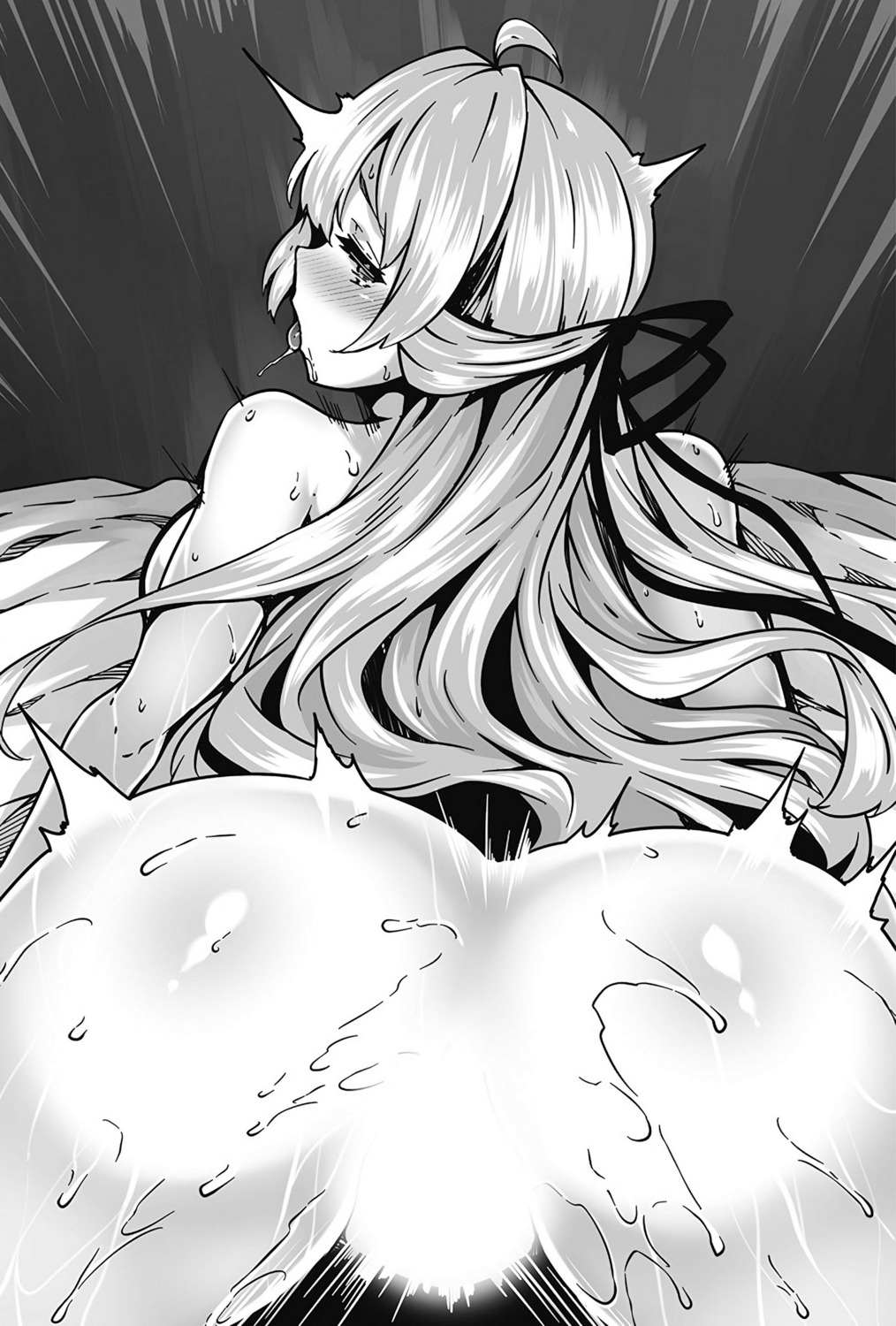 shiokonbu kaifuku jutsushi no yarinaoshi sokushi mahou to skill copy no  chouetsu heal kureha crylet ass censored monochrome naked pussy juice |  538675 | yande.re