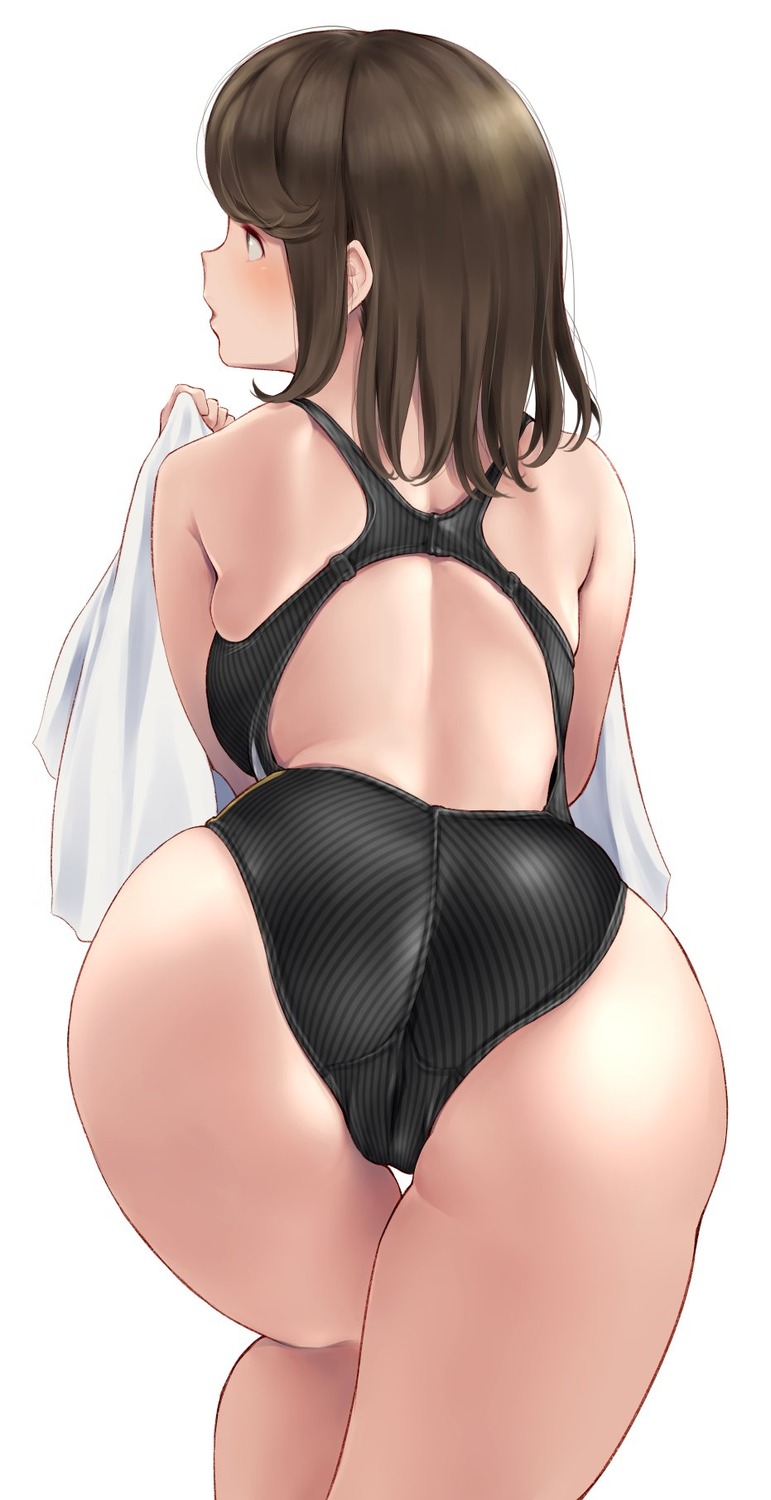 ass cameltoe swimsuits wa_(genryusui)