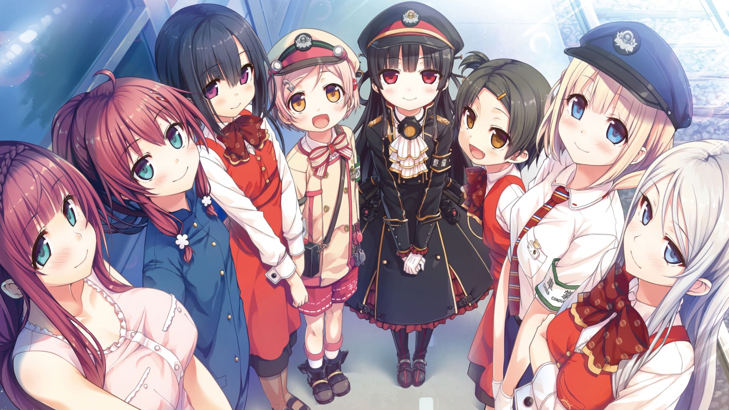 cura game_cg hachiroku hayase_fukami hinai_paulette houshou_kisaki lose maitetsu migita_hibiki migita_makura minokasa_nagi reina_(maitetsu) uniform