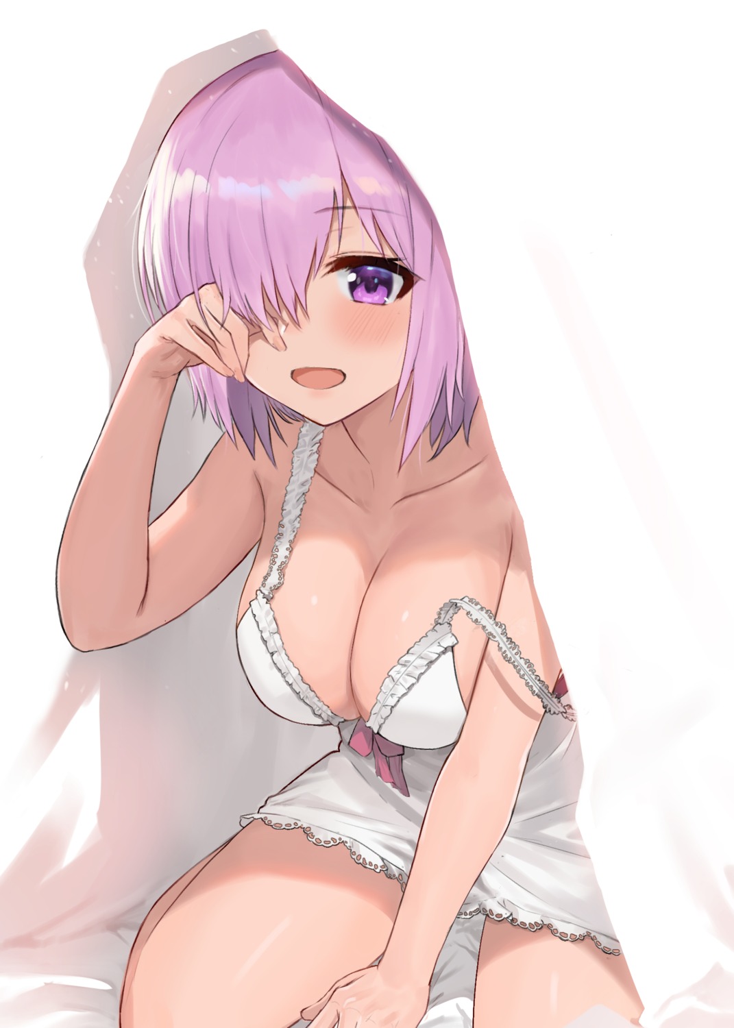 ayul_(ayulneri_92) cleavage fate/grand_order lingerie mash_kyrielight