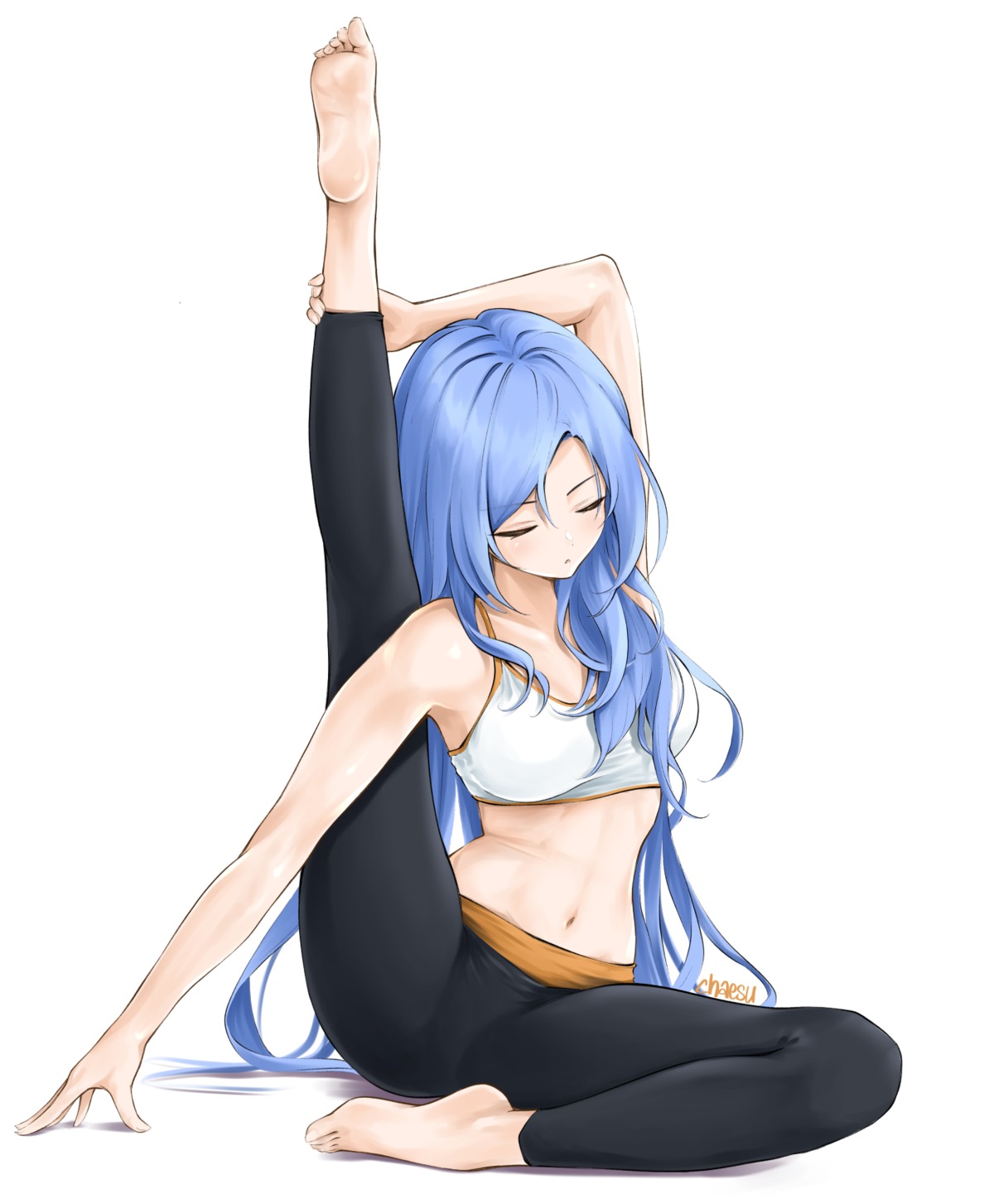 chaesu feet gym_uniform minah_(chaesu)