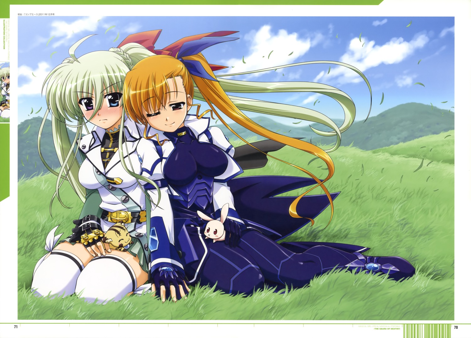 bodysuit einhart_stratos heterochromia mahou_shoujo_lyrical_nanoha mahou_shoujo_lyrical_nanoha_a's_the_gears_of_destiny mahou_shoujo_lyrical_nanoha_vivid thighhighs vivio