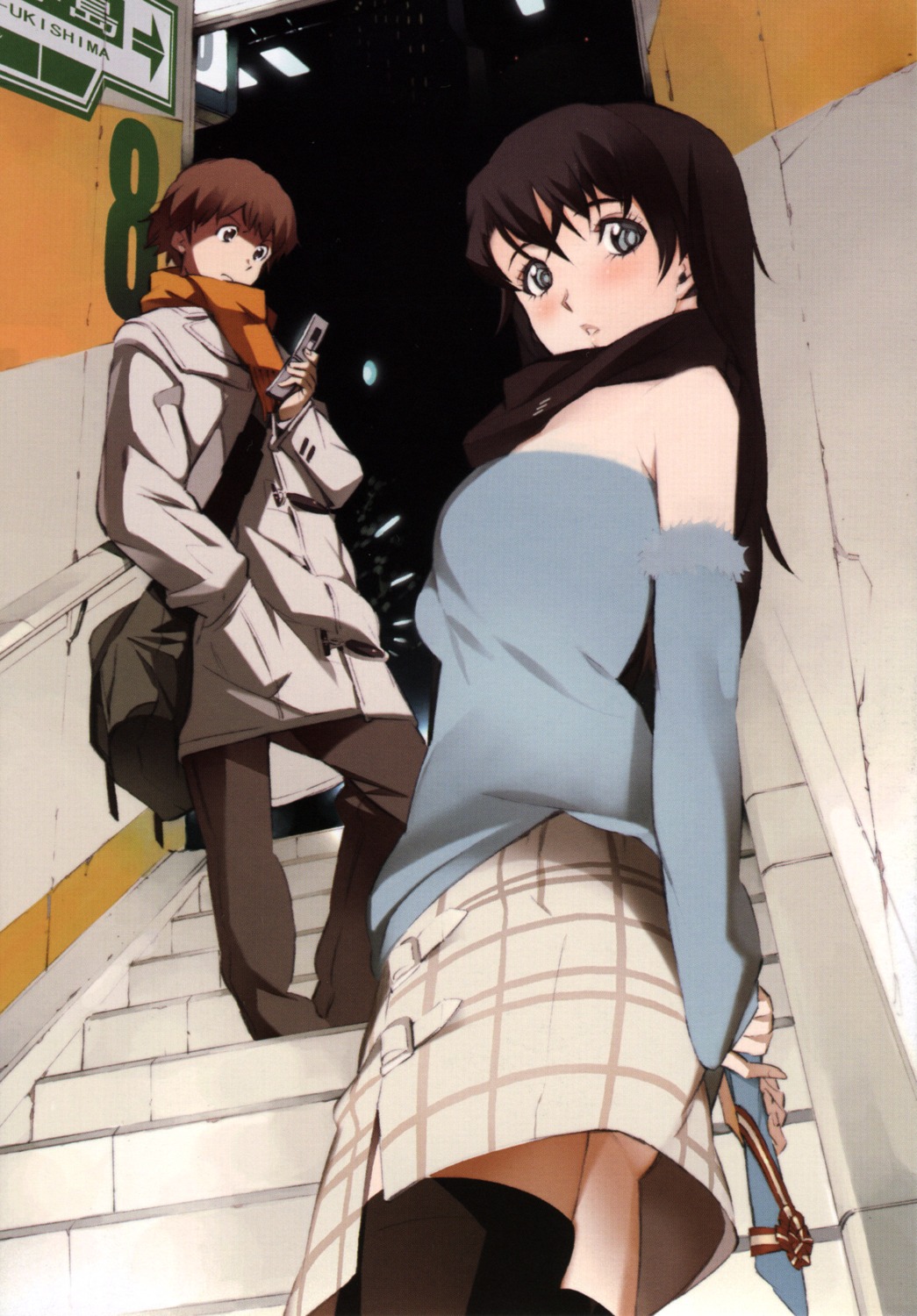 hayase_kouichi kizaki_emi kurogane_no_linebarrels screening shimoguchi_tomohiro thighhighs