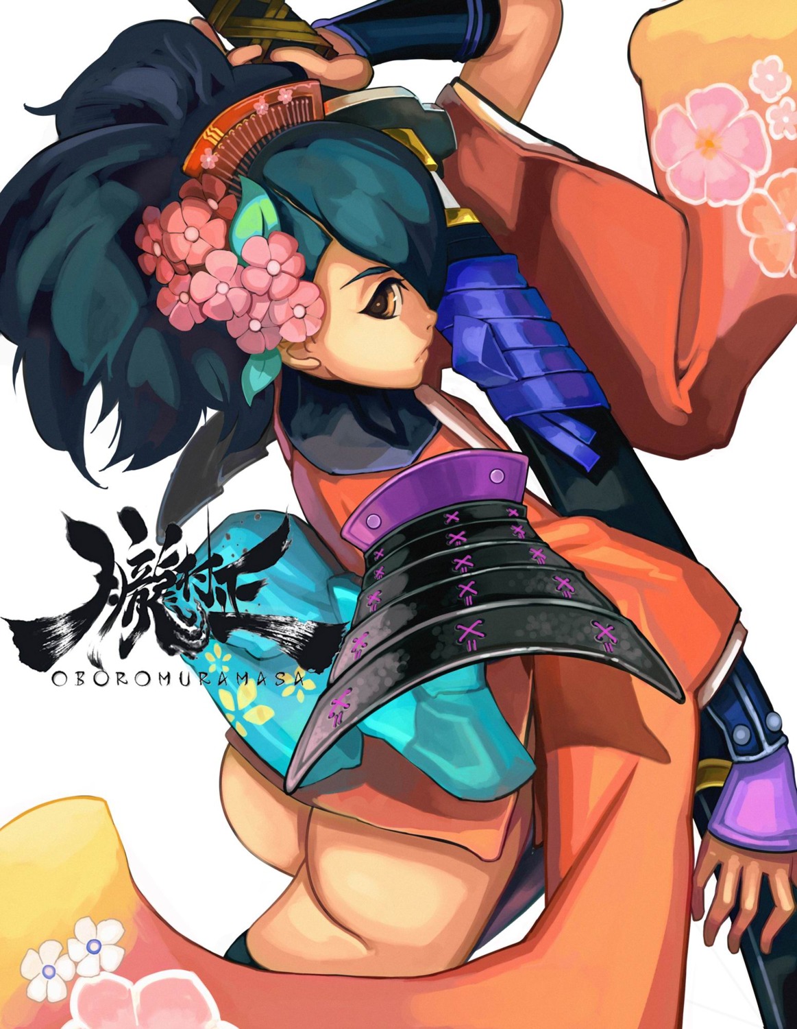 momohime_(muramasa) nopan oboro_muramasa shigatake