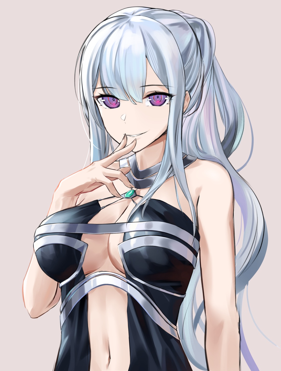 ak-12_(girls_frontline) cleavage girls_frontline no_bra rivet_vvrn