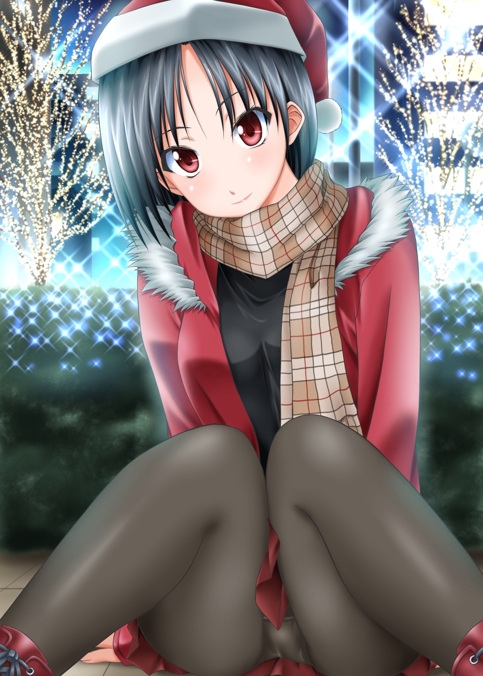 christmas pantsu pantyhose sumeragi_tomo