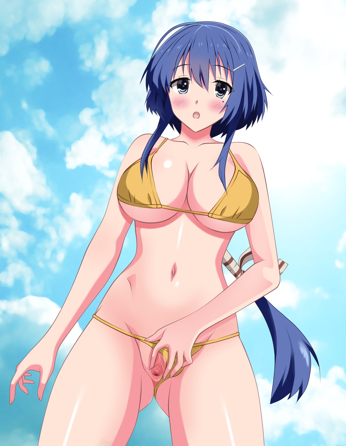 achmad_faisal bikini pussy setouchi_chie swimsuits thong toji_no_miko uncensored