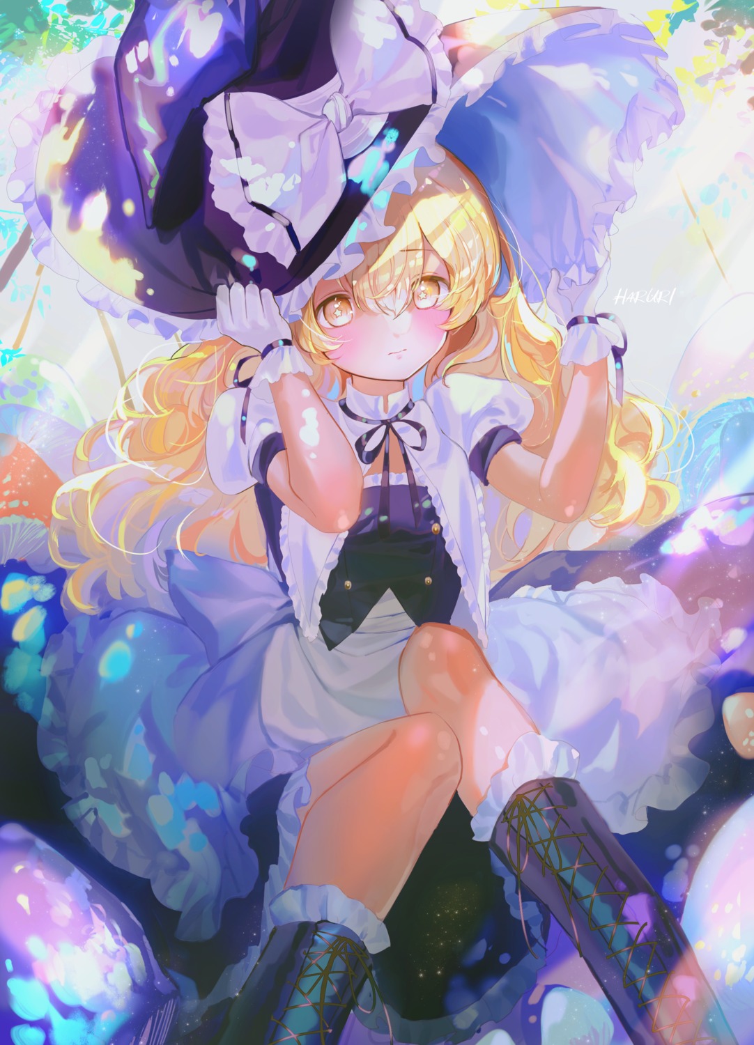 haruri kirisame_marisa touhou witch