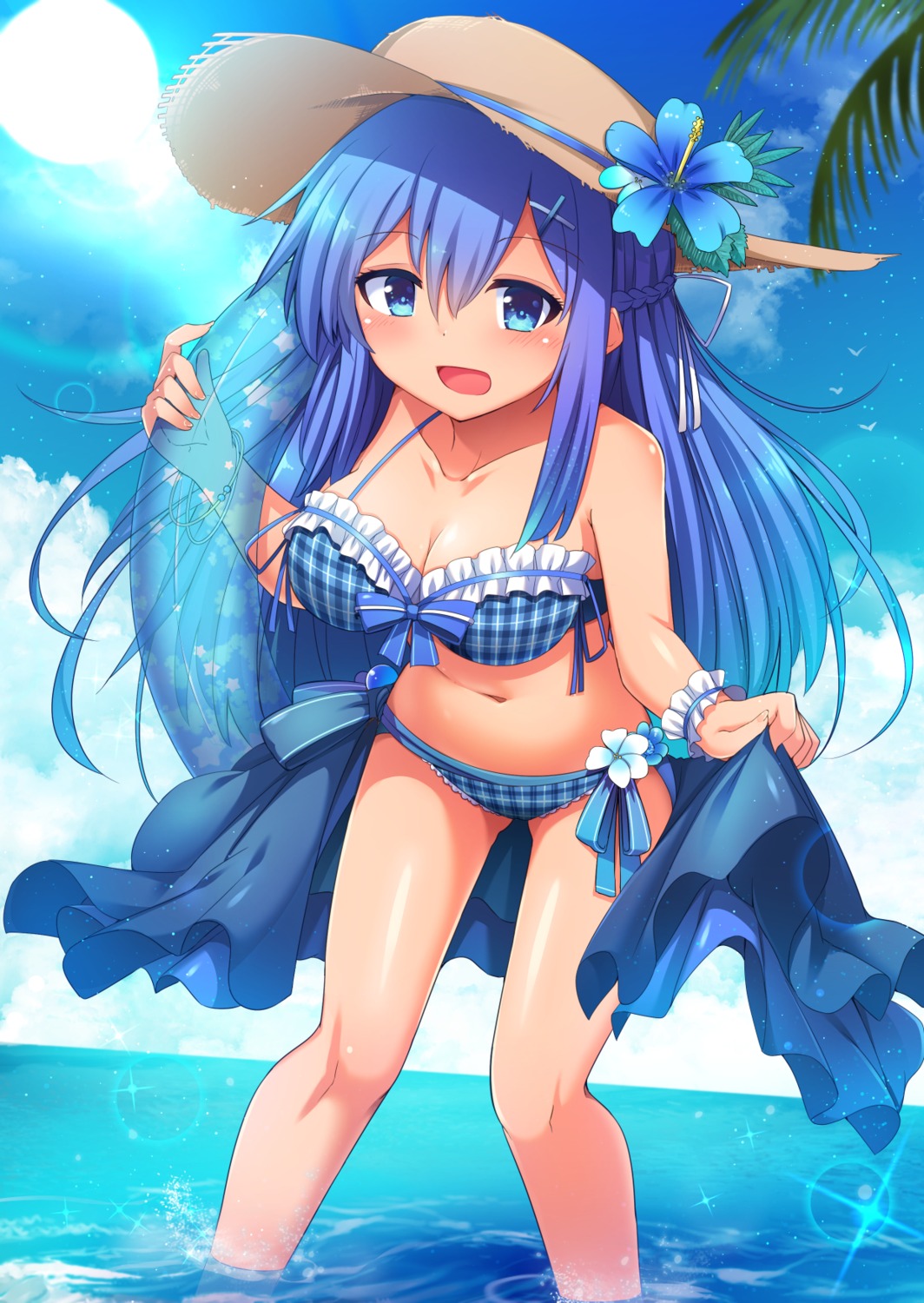 aoi_yuki_(gi66gotyo) bikini cleavage swimsuits wet