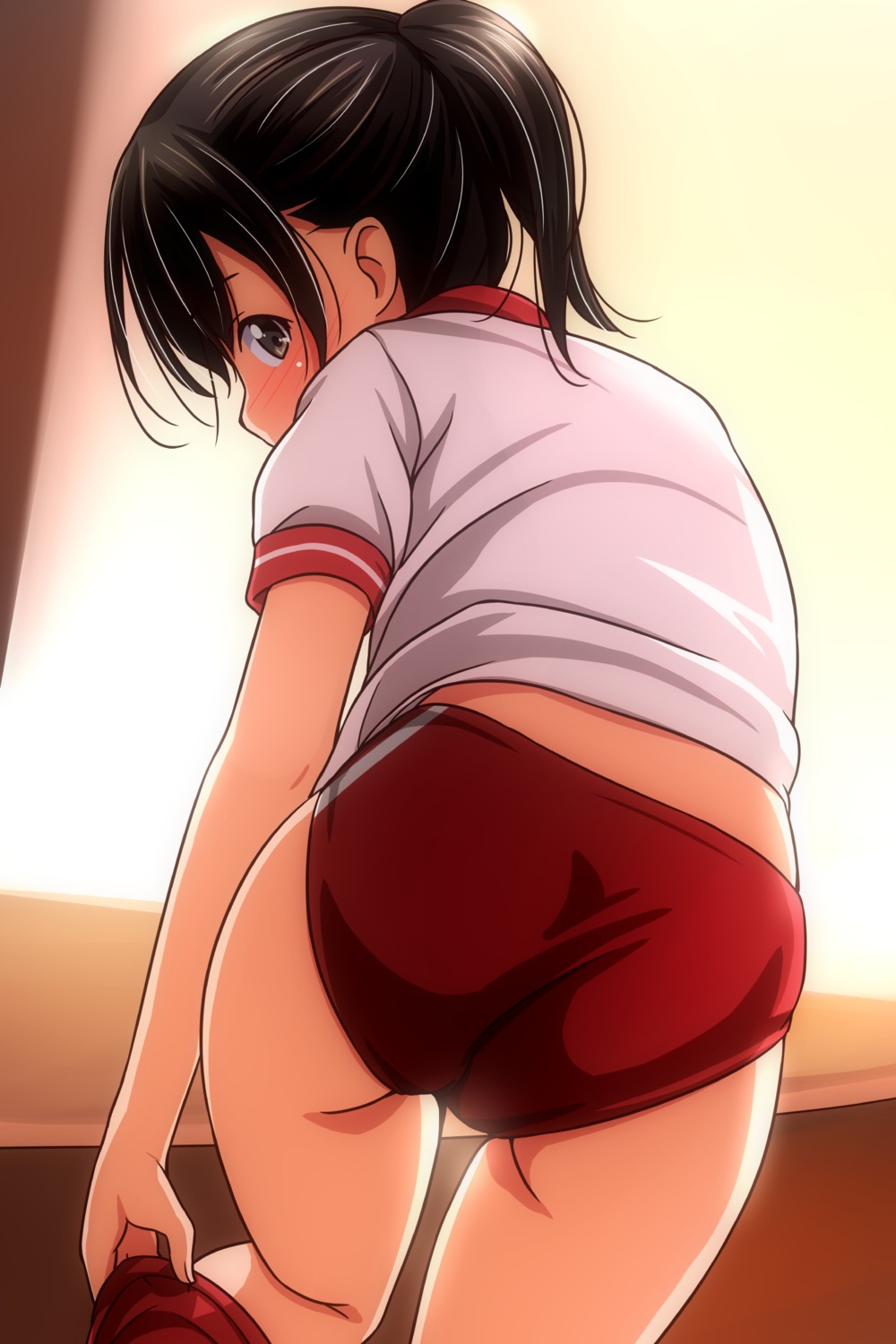 ass buruma gym_uniform loli matsunaga_kouyou undressing