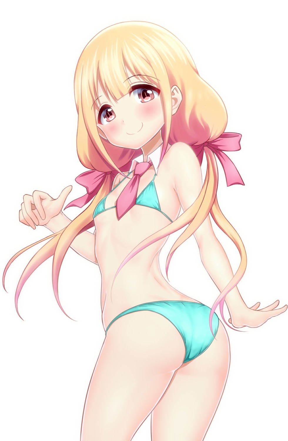 ass bikini futaba_anzu swimsuits takahiro-kun the_idolm@ster the_idolm@ster_cinderella_girls