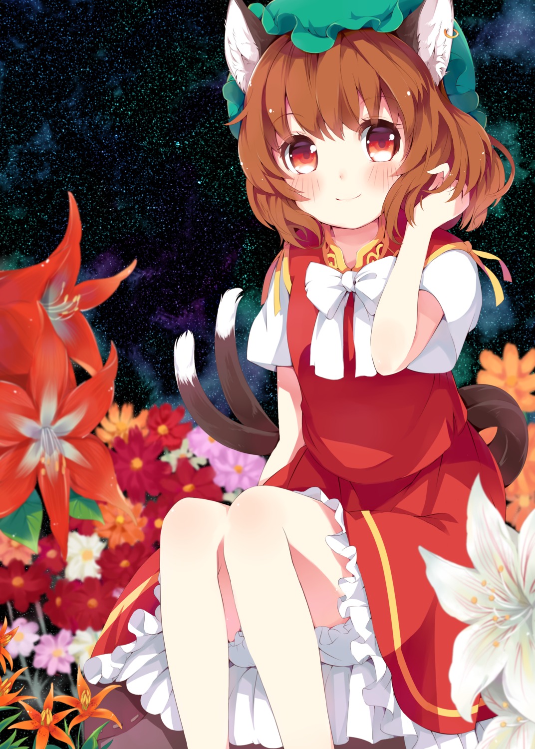 animal_ears bloomers chen japa tail touhou