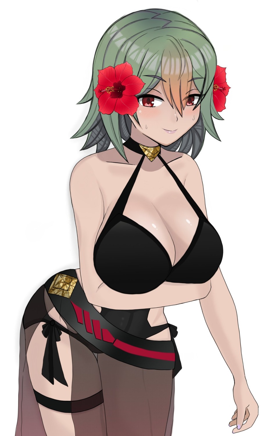 cleavage desspie fire_emblem fire_emblem_heroes garter laegjarn see_through swimsuits