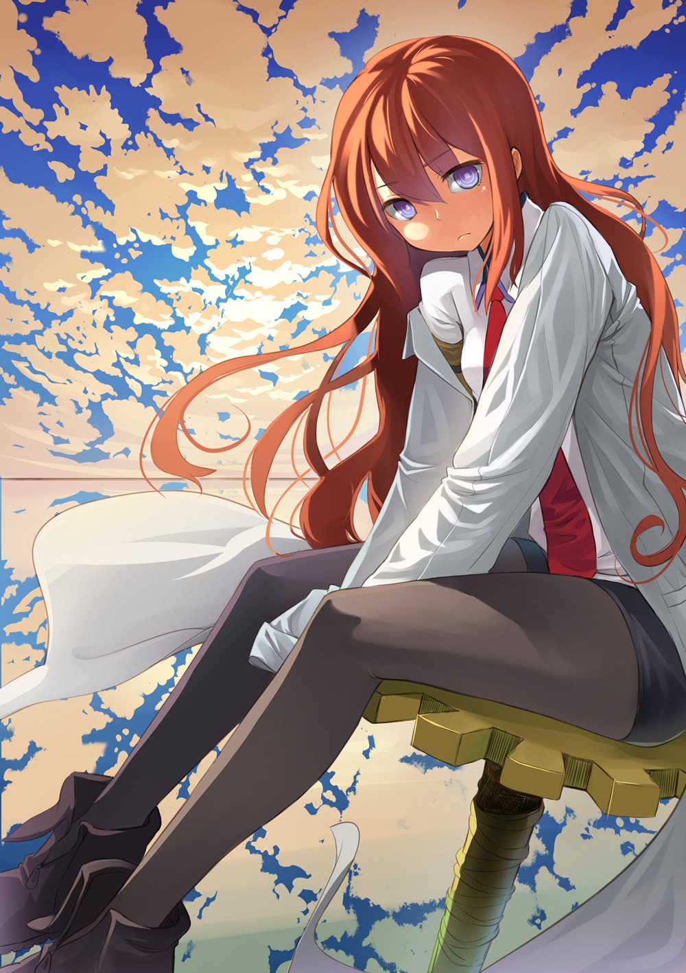 makise_kurisu pantyhose steins;gate zengxianxin