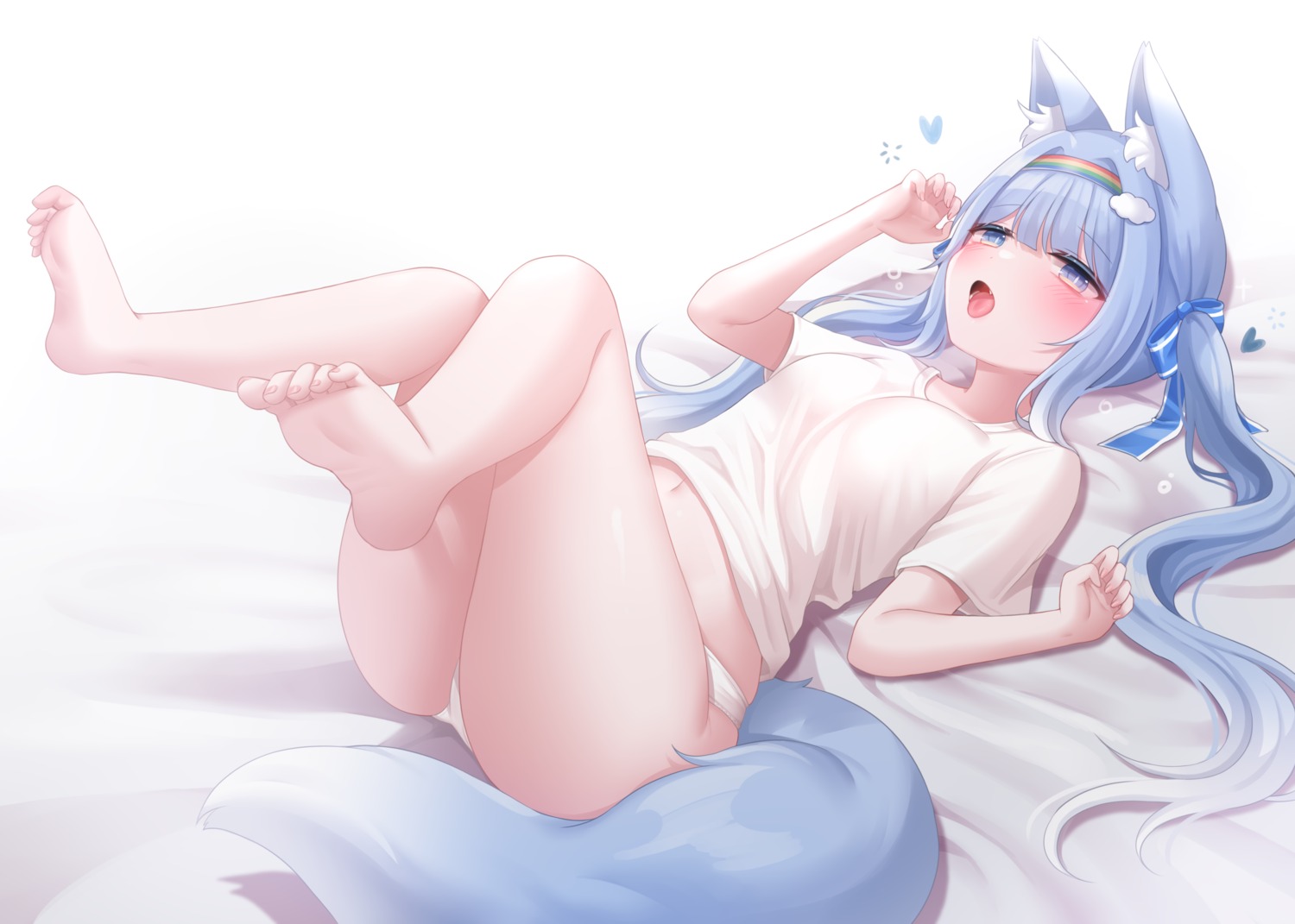 animal_ears feet honyang pantsu tail