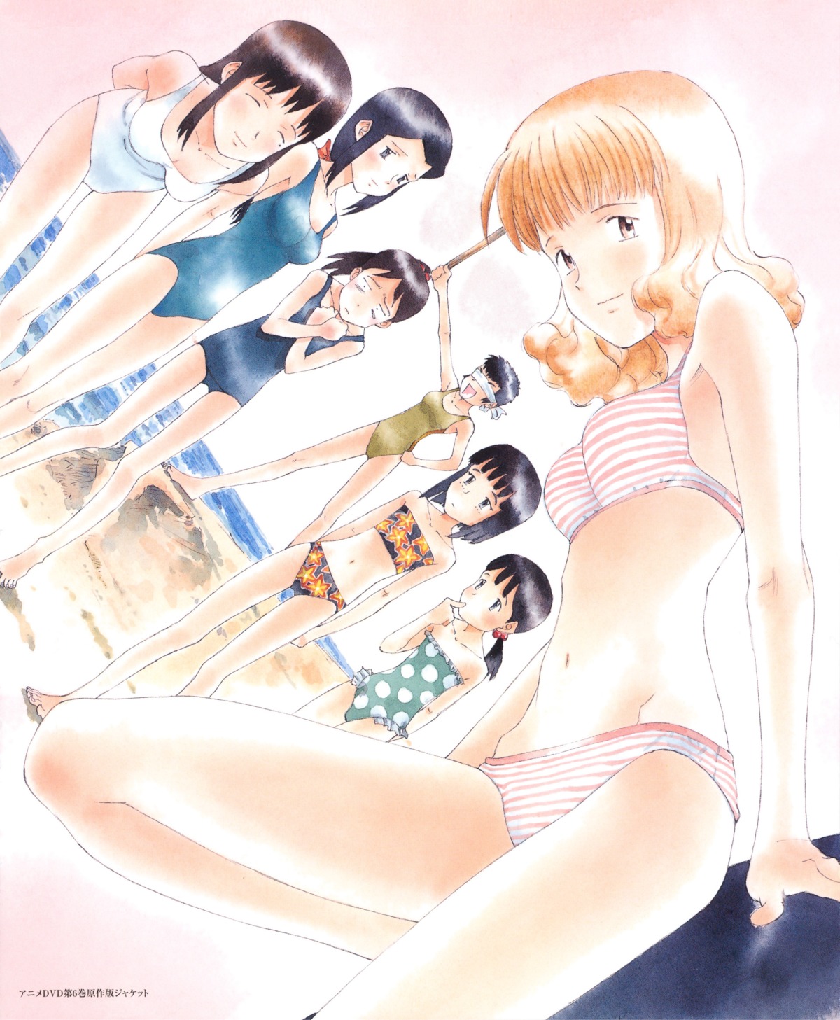 ano_maki bikini bokurano honda_chizuru kitou_mohiro komoda_takami machi_youko nakarai_mako swimsuits tokosumi_aiko ushiro_kana