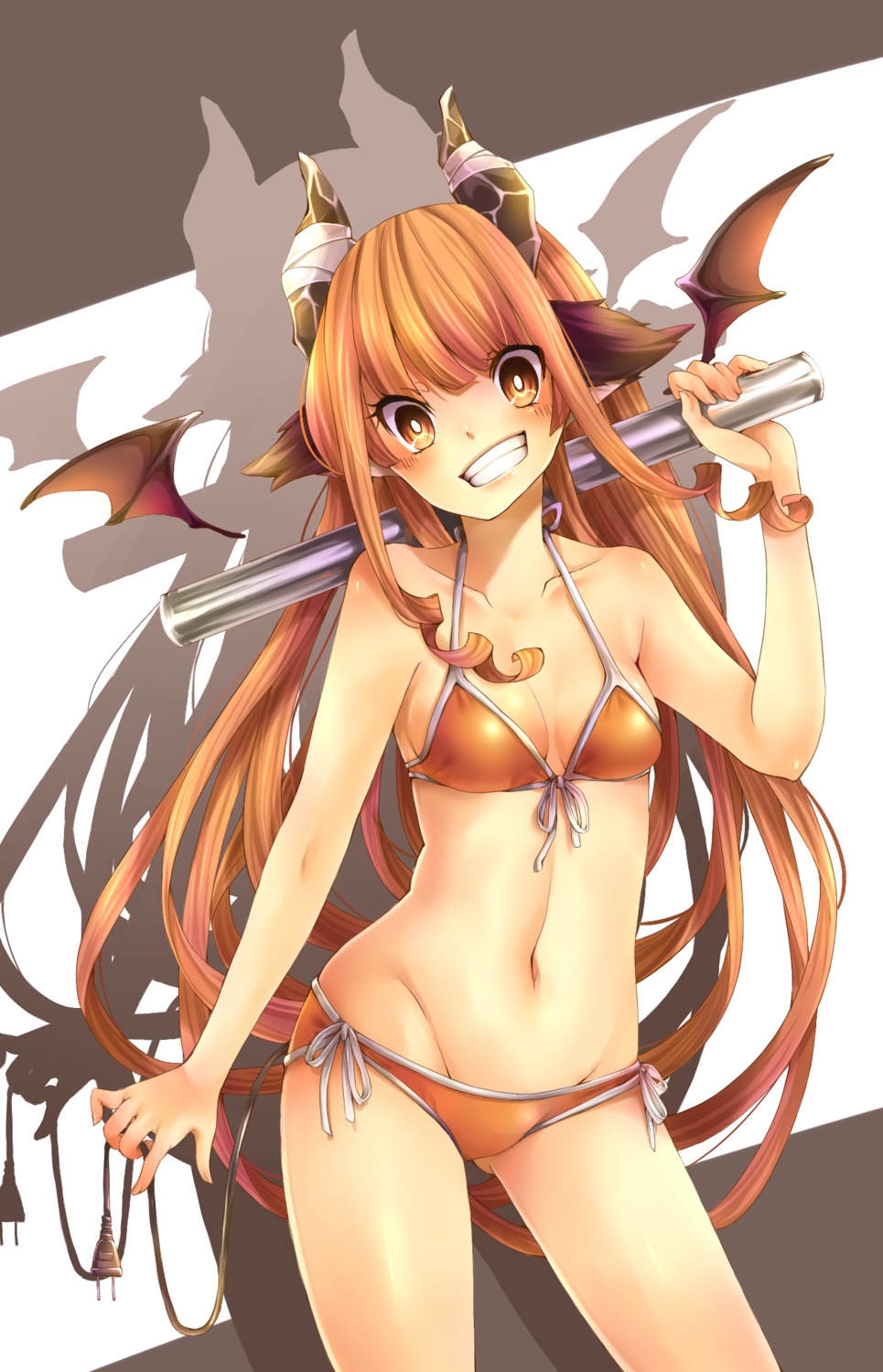 bikini cleavage horns rojiko swimsuits