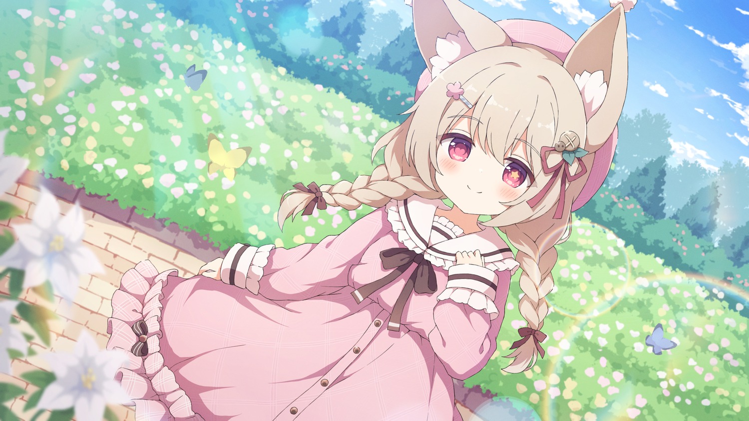 animal_ears dress hanamaru_lily tyakomes