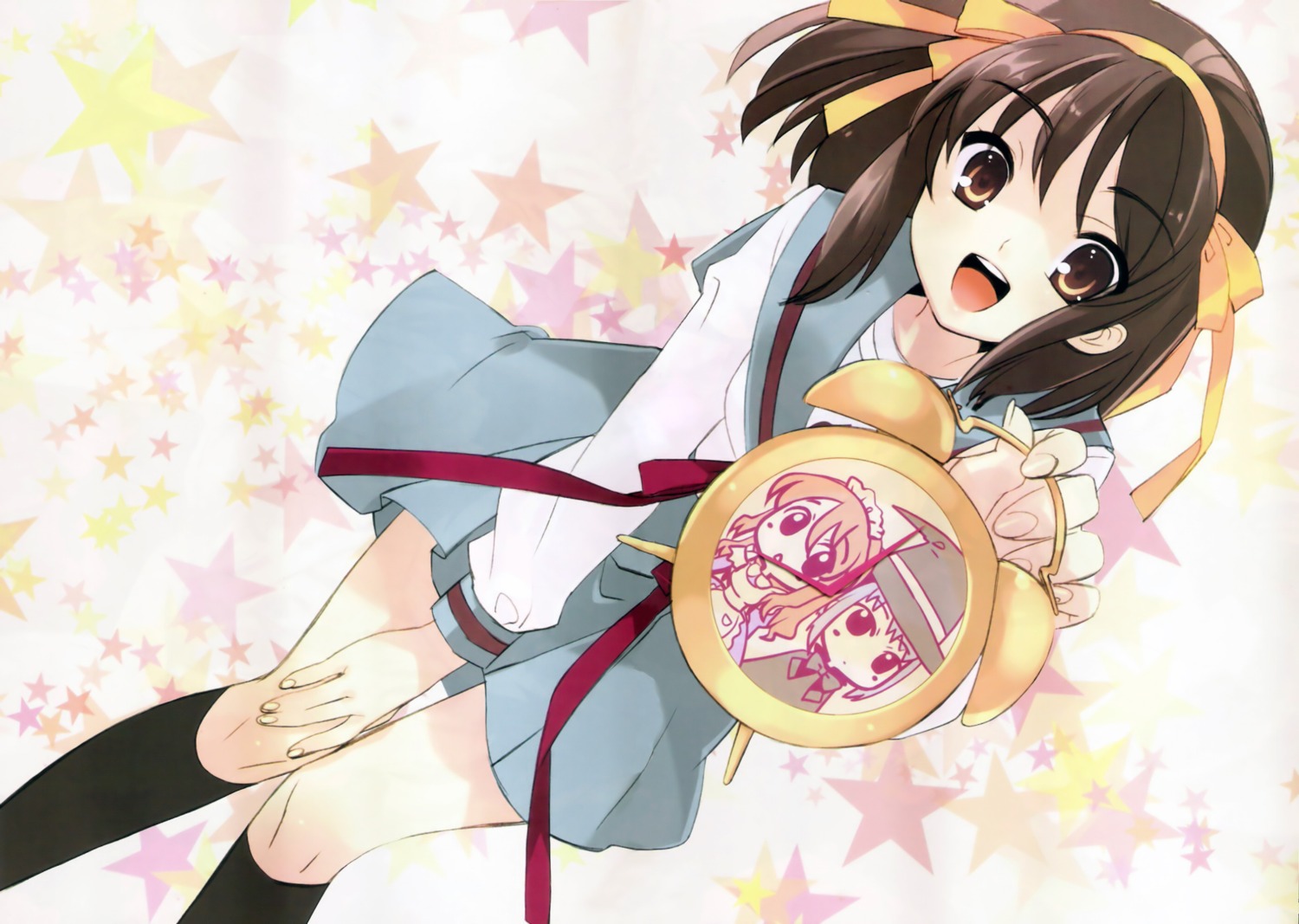 asahina_mikuru ito_noizi nagato_yuki seifuku suzumiya_haruhi suzumiya_haruhi_no_yuuutsu