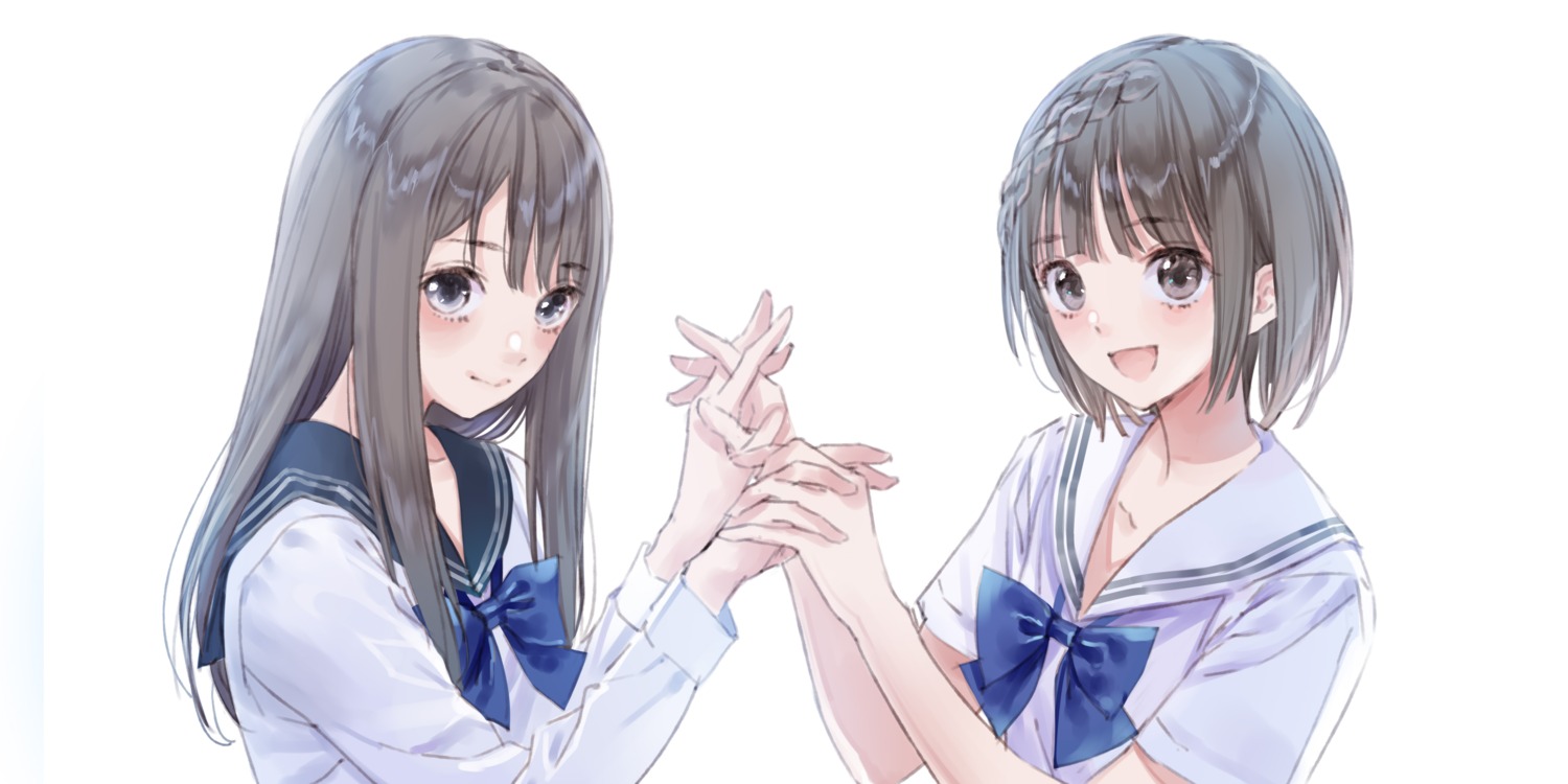 blue_reflection blue_reflection_ray blue_reflection_sun hirahara_hiori kasuga_shiho kishida_mel koei_tecmo seifuku