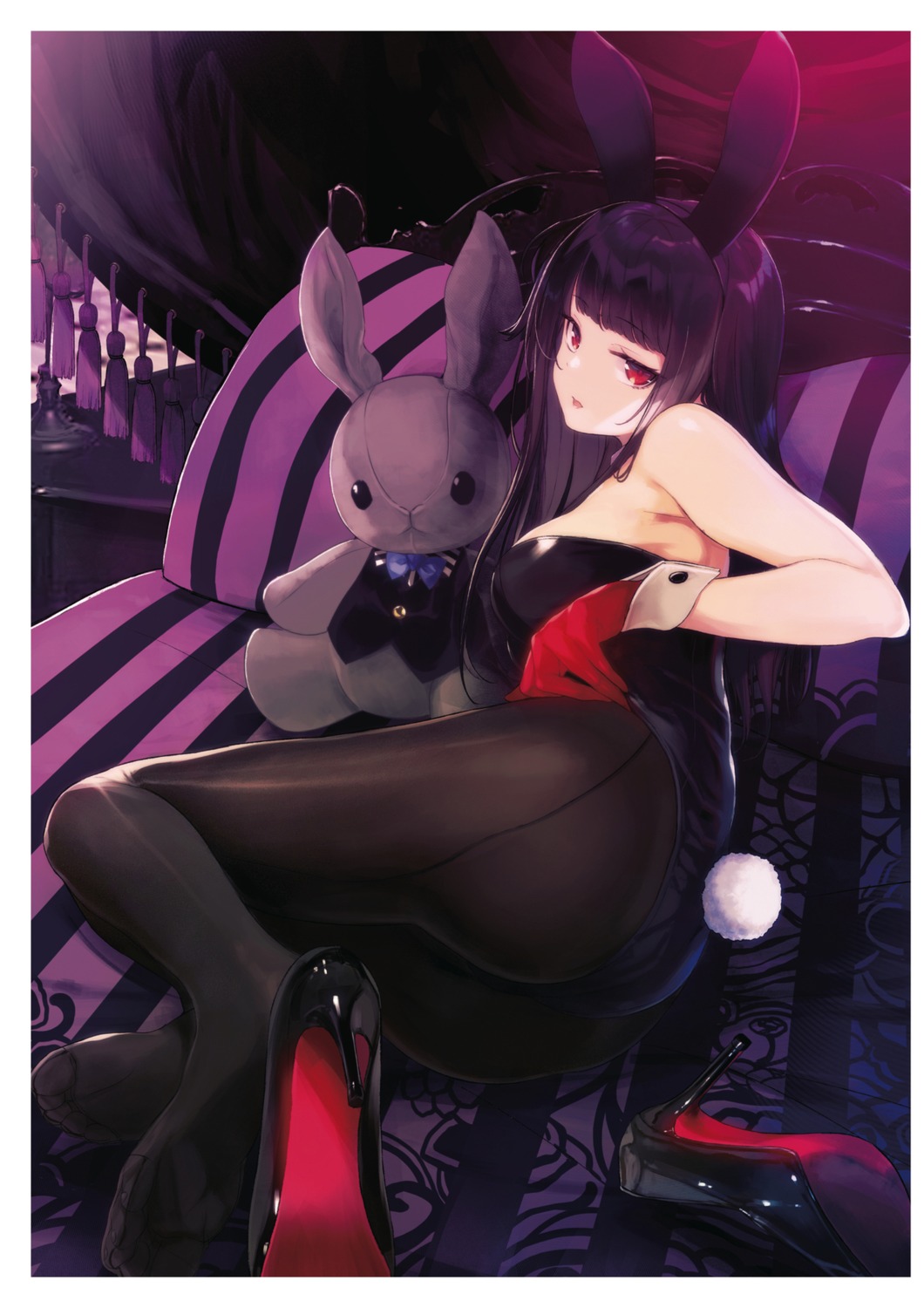 animal_ears ass bunny_ears bunny_girl heels pantyhose tail yuunagi