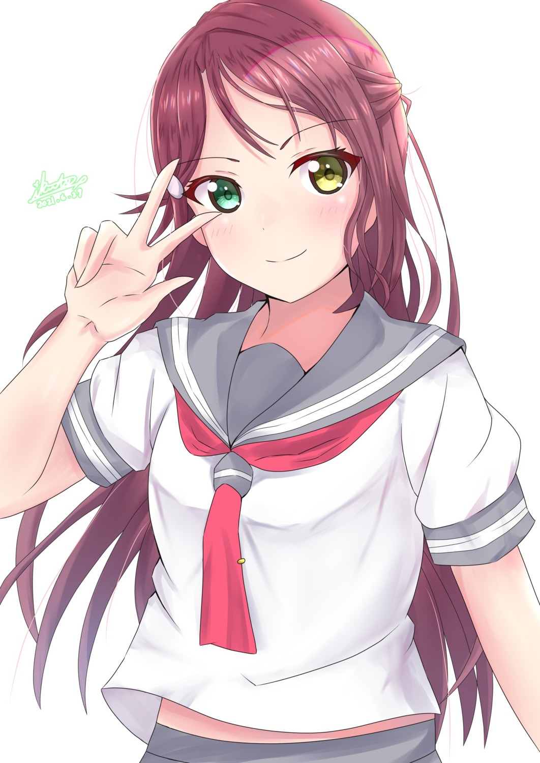 heterochromia ikuto love_live!_sunshine!! sakurauchi_riko seifuku