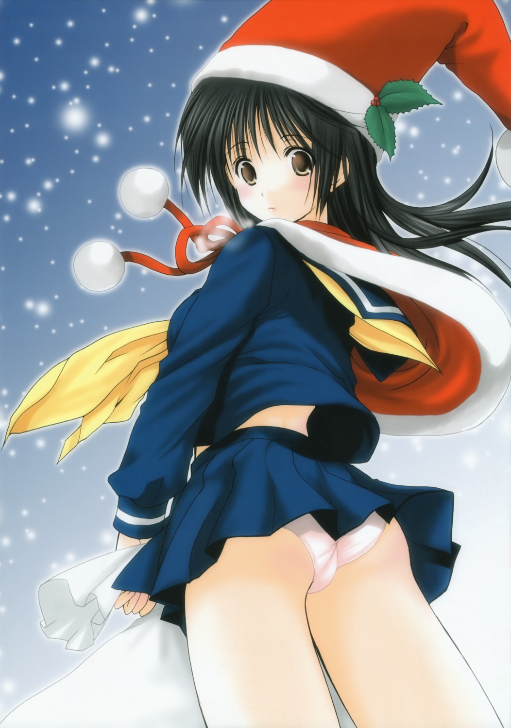 azuma_yuki christmas imomuya_honpo pantsu seifuku