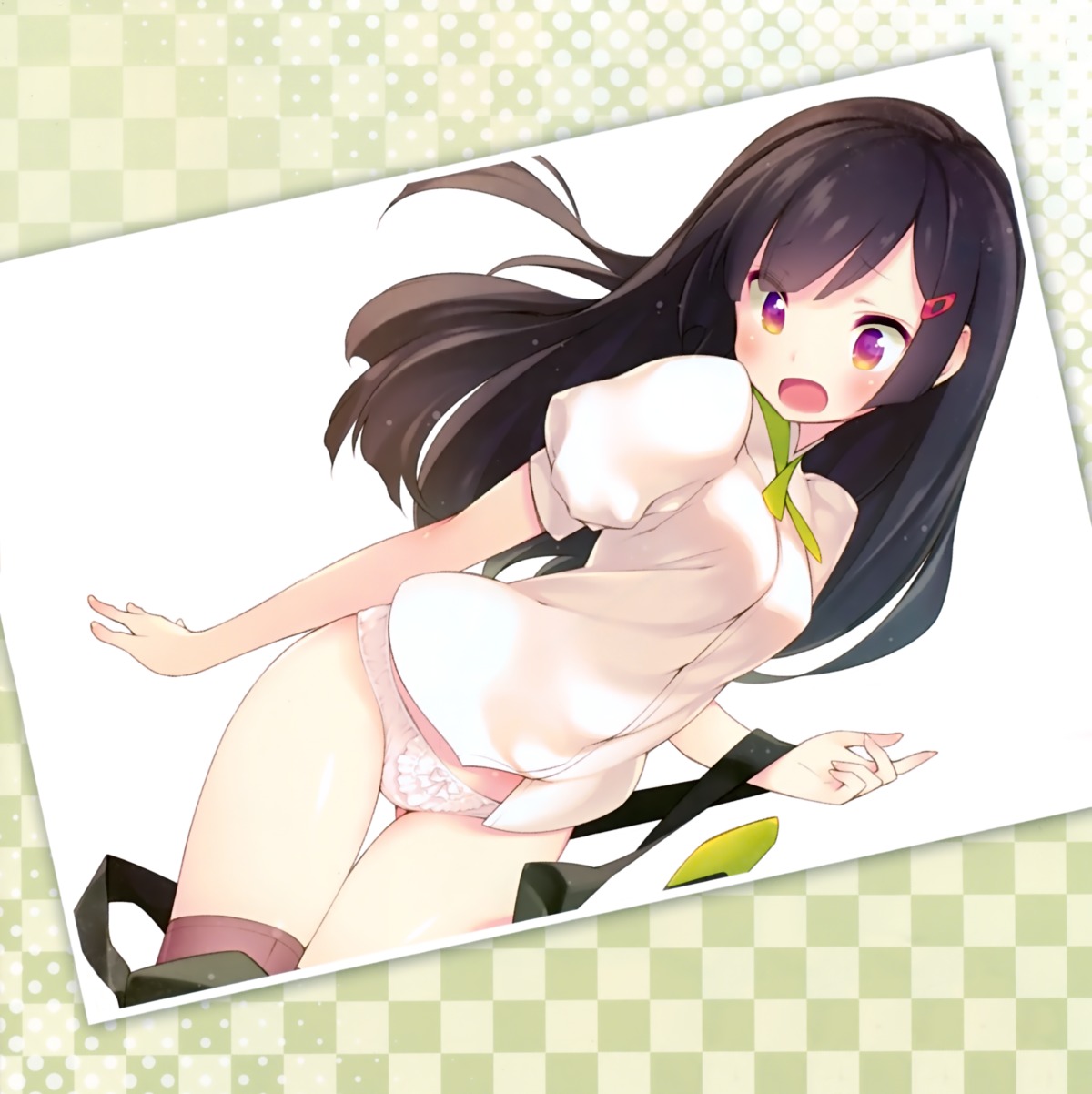 gayarou imouto-sama_ni_yoru_ore_route_kouryaku_lovecome_riron kururuin_alice pantsu seifuku thighhighs wardrobe_malfunction