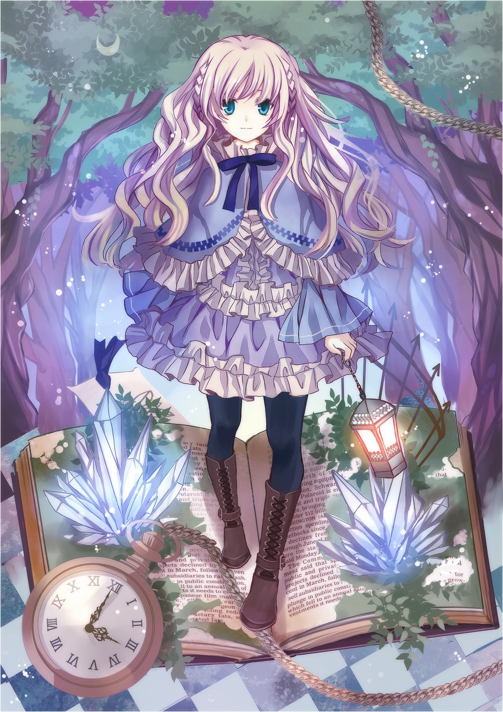 fuuten_nozomi lolita_fashion pantyhose