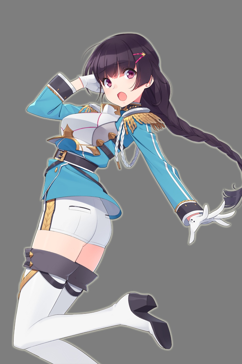 ass heels kamo_kamen soccer_spirits thighhighs transparent_png uniform