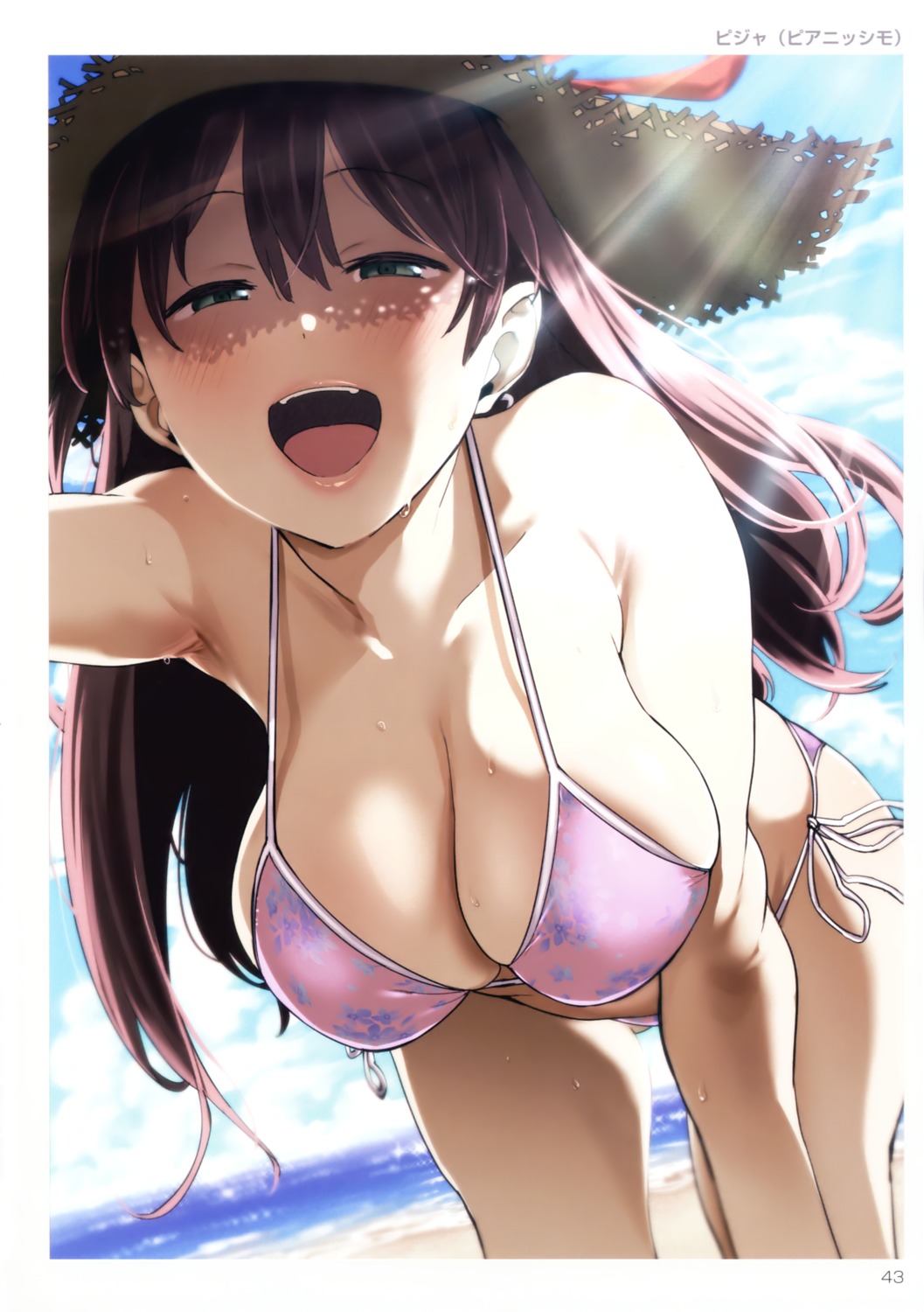 bikini cleavage pija_(pianiishimo) swimsuits