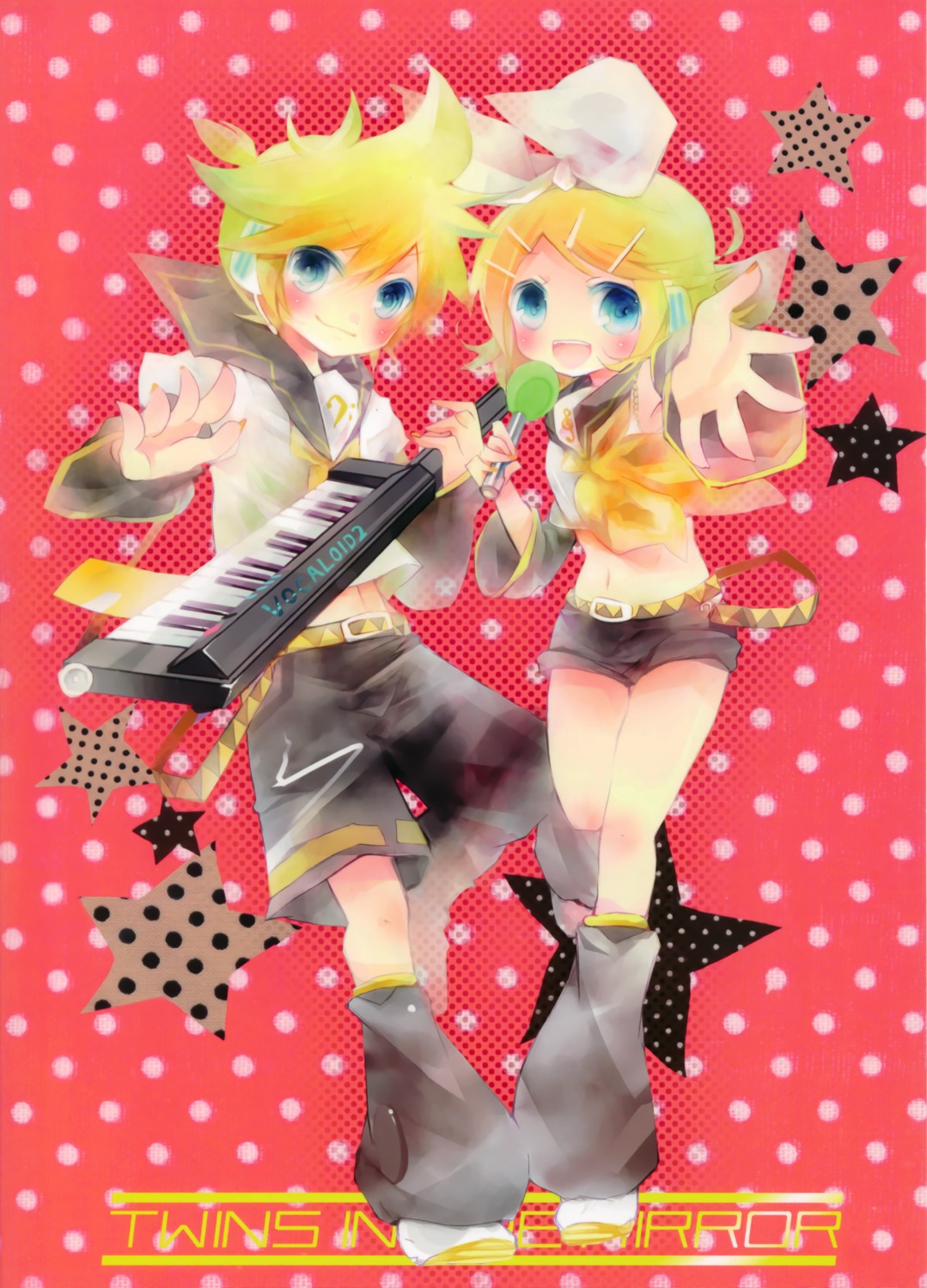 kagamine_len kagamine_rin shimeko vocaloid