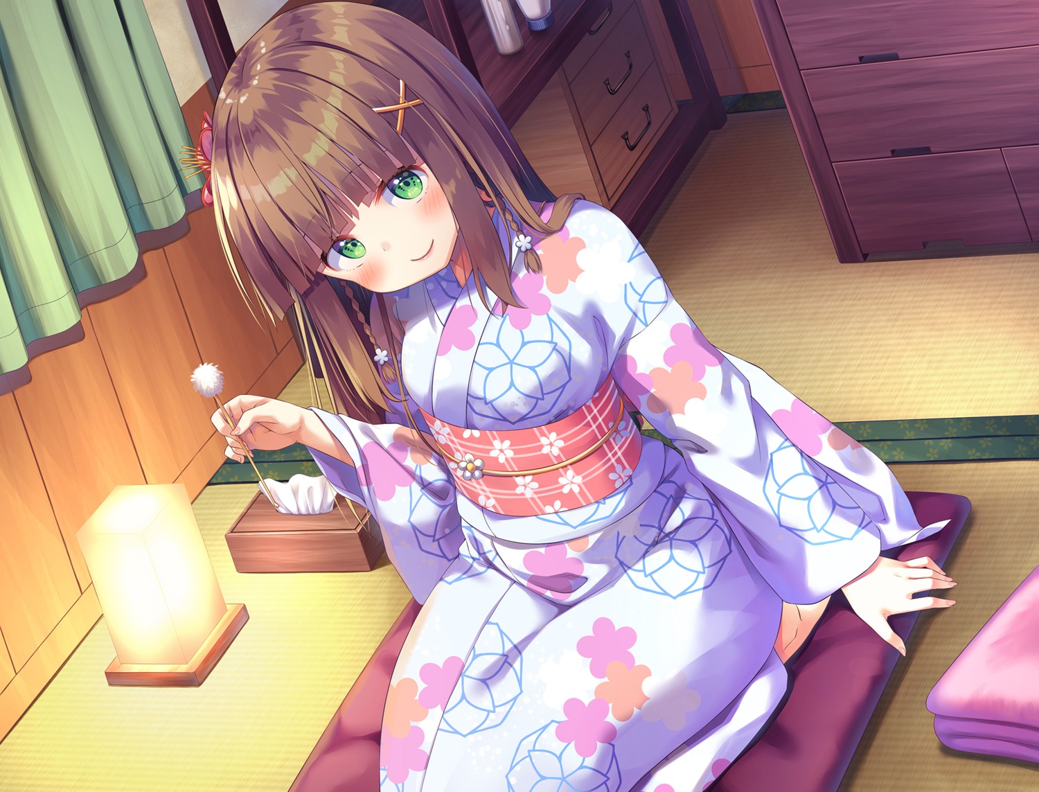 asa_no_ha fujino_(whisp) whisp yukata