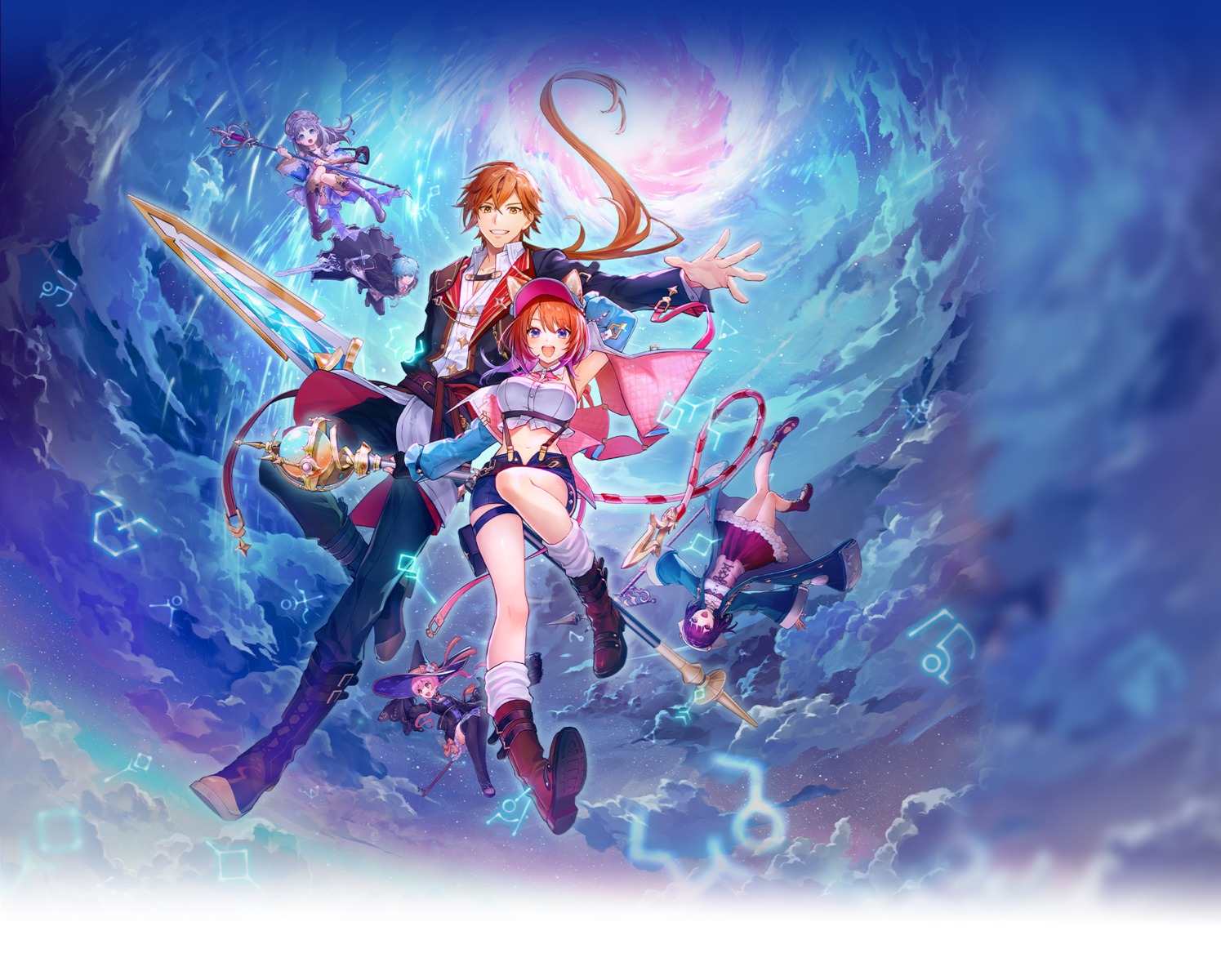 animal_ears atelier atelier_ayesha atelier_resleriana atelier_sophie atelier_totori corset dress garter koei_tecmo mana_khemia_2 nekomimi rias_eidreise rozeluxe_meitzen skirt_lift slade_clauslyter sophie_neuenmuller sword tagme thighhighs totooria_helmold weapon wilbell_voll_erslied witch