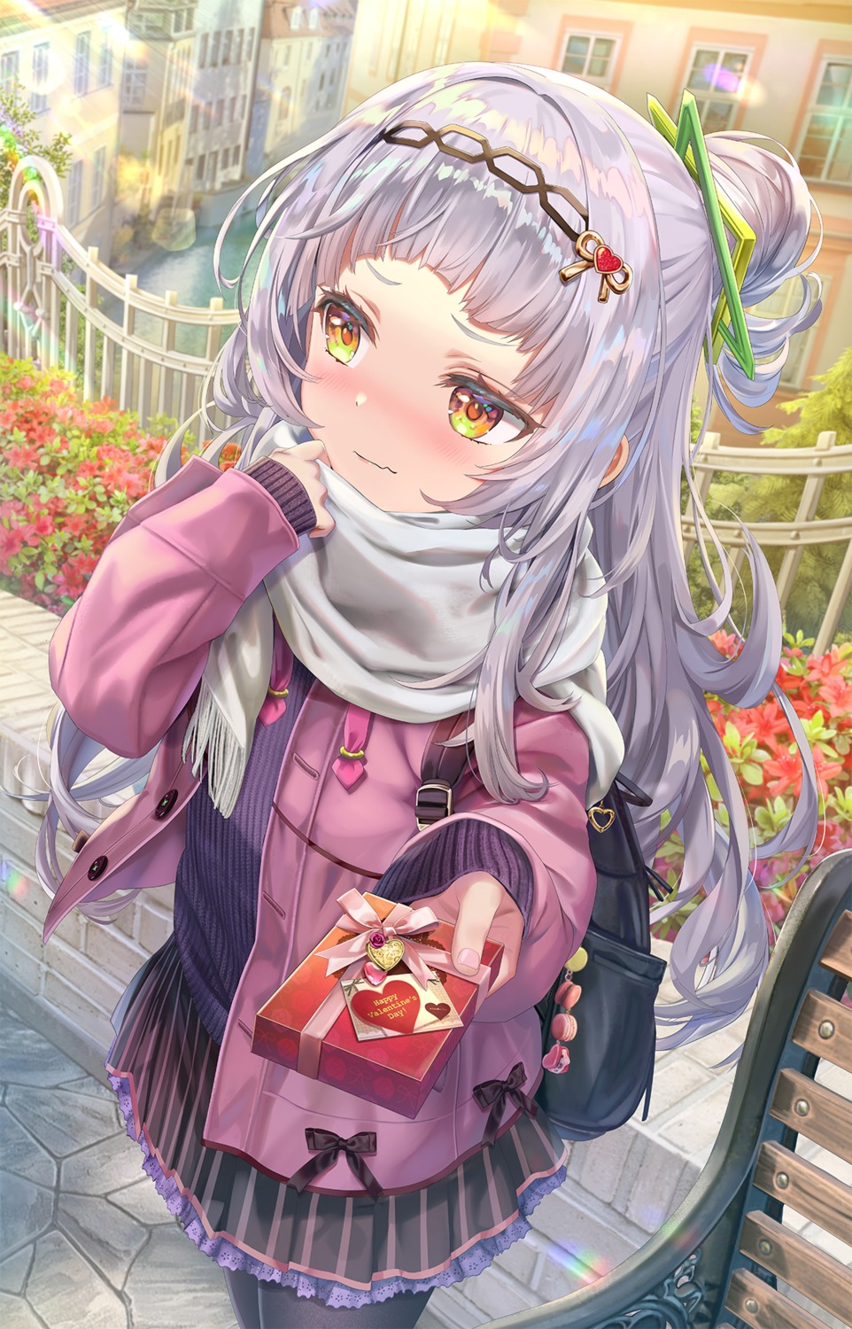 hololive murasaki_shion pantyhose sweater torino_akua valentine