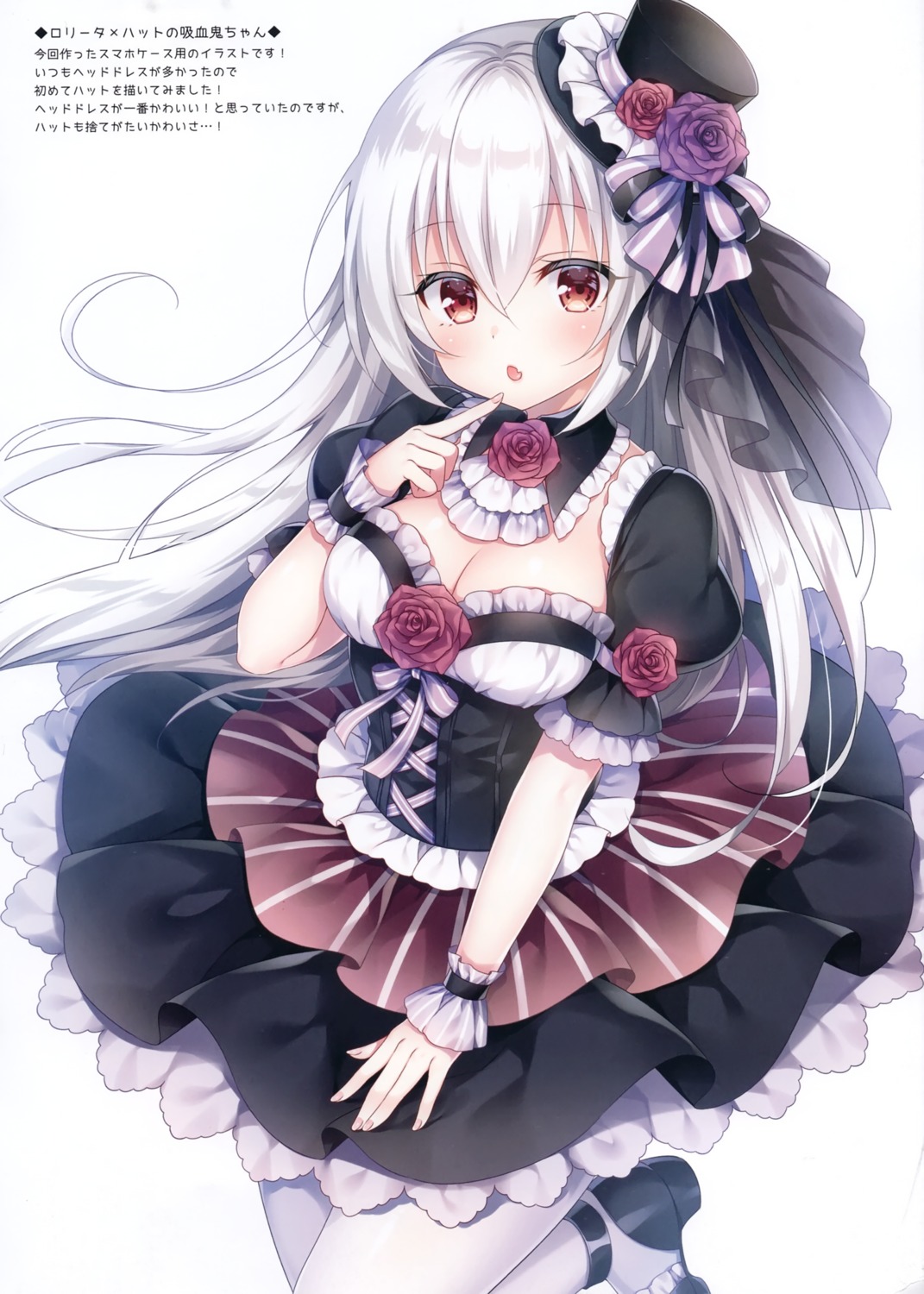 cleavage heels kyuuketsuki-chan_(mitsuba_choco) lolita_fashion mermerry mitsuba_choco pantyhose