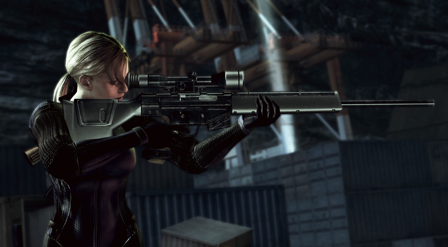 bodysuit gun jill_valentine resident_evil