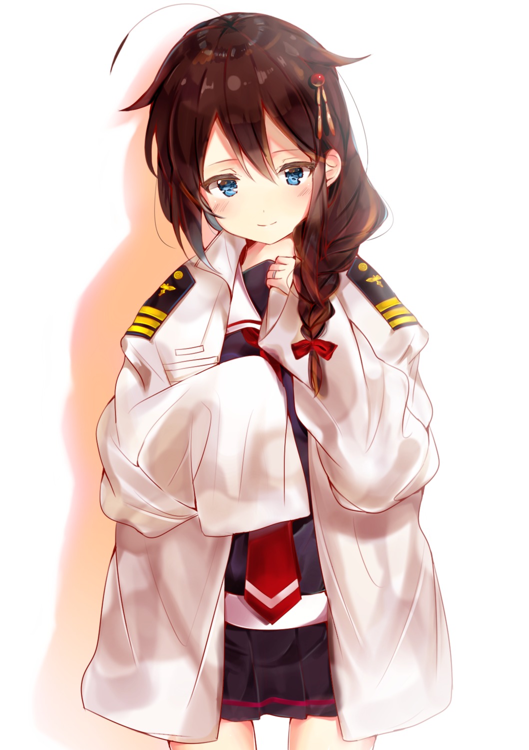 amabarashi kantai_collection seifuku shigure_(kancolle)